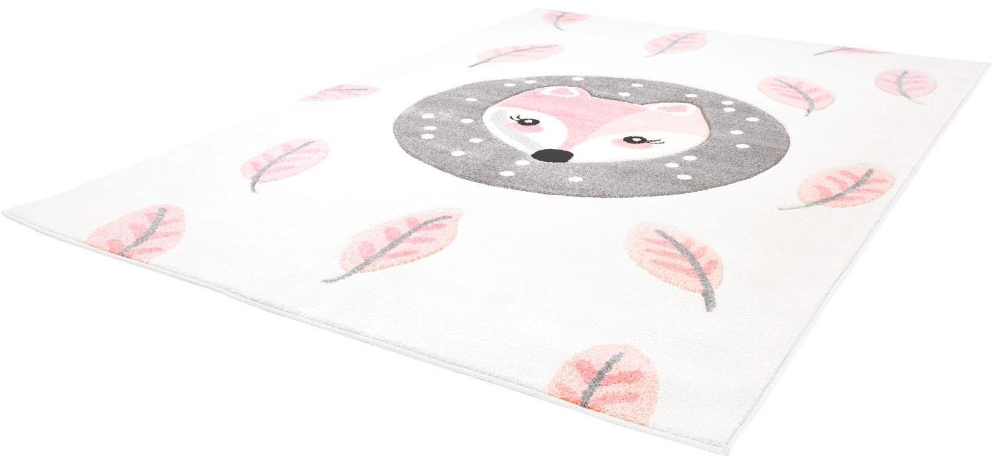 Image of Carpet City Kinderteppich »Bueno Kids 1312«, rechteckig, 13 mm Höhe, Spielteppich, Fuchs, 3D-Effekt, Weicher Flor, Pflegeleicht, Kinderzimmer bei Ackermann Versand Schweiz