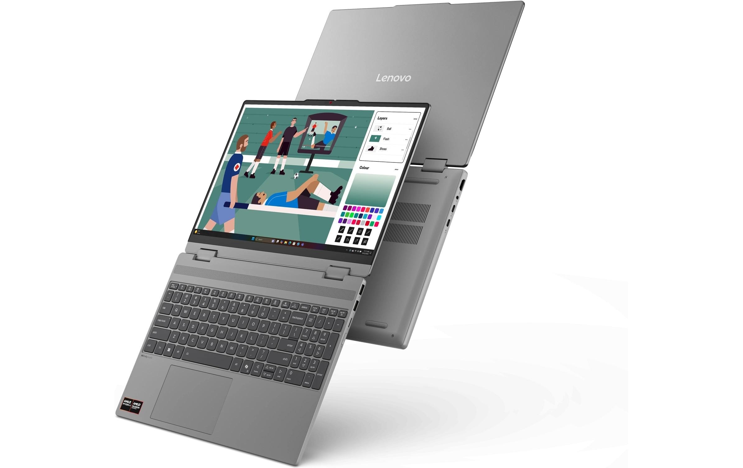 Lenovo Notebook »IdeaPad 5 2-in-1 15AGP11 Copilot+ PC« / 15,3 ″ AMD Ryzen™ AI 7 1.000 GB SSD Integrierte NPU (Neural Processing Unit)