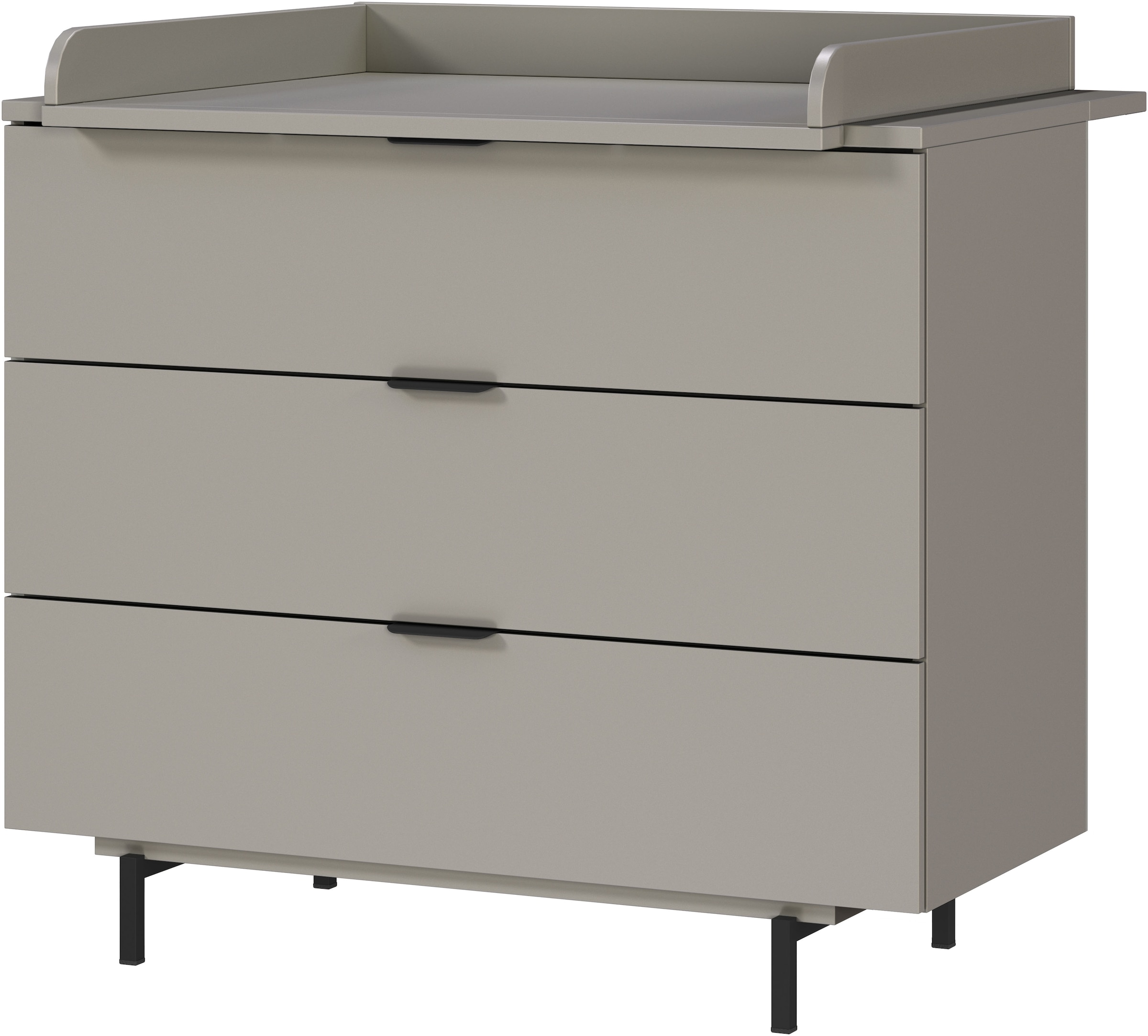 GERMANIA Babymöbel-Set »Tomino« Set, 4 Stk. tlg. modernes Design, mitwachsendes Komplett-Set mit grossem Schrank