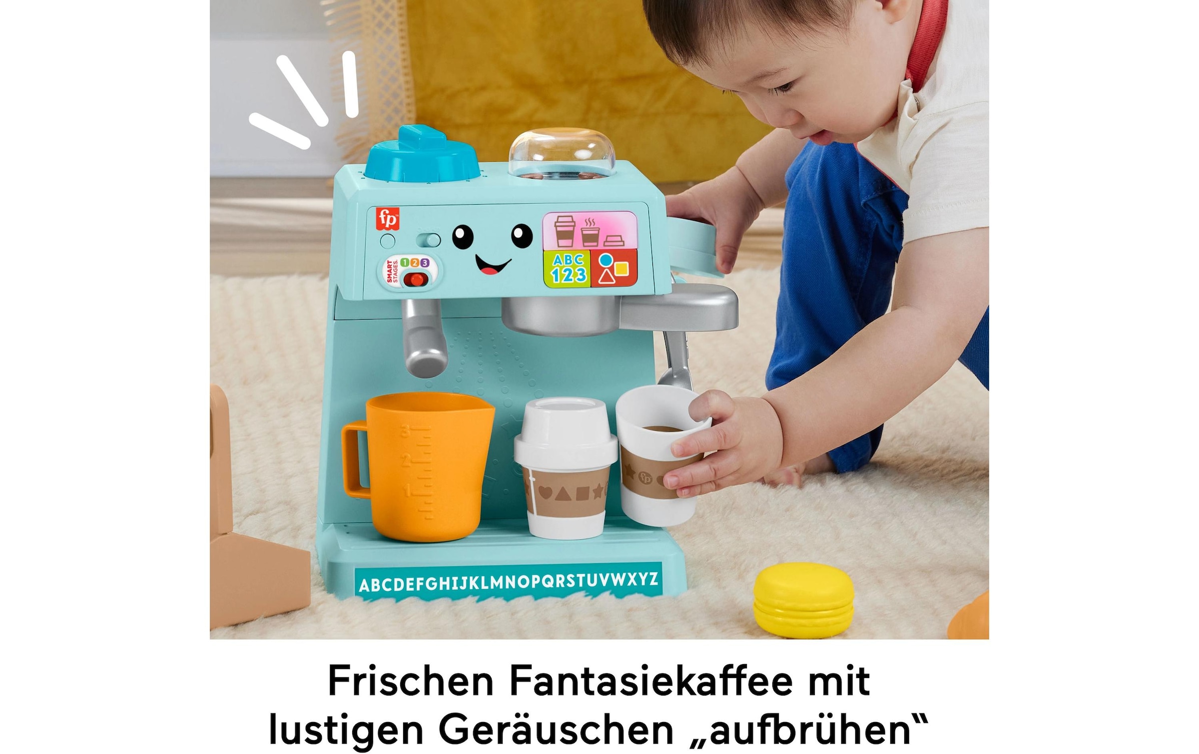 Fisher-Price® Kinder-Kaffeemaschine »Mein Barista-Set mehrsprachige Version«