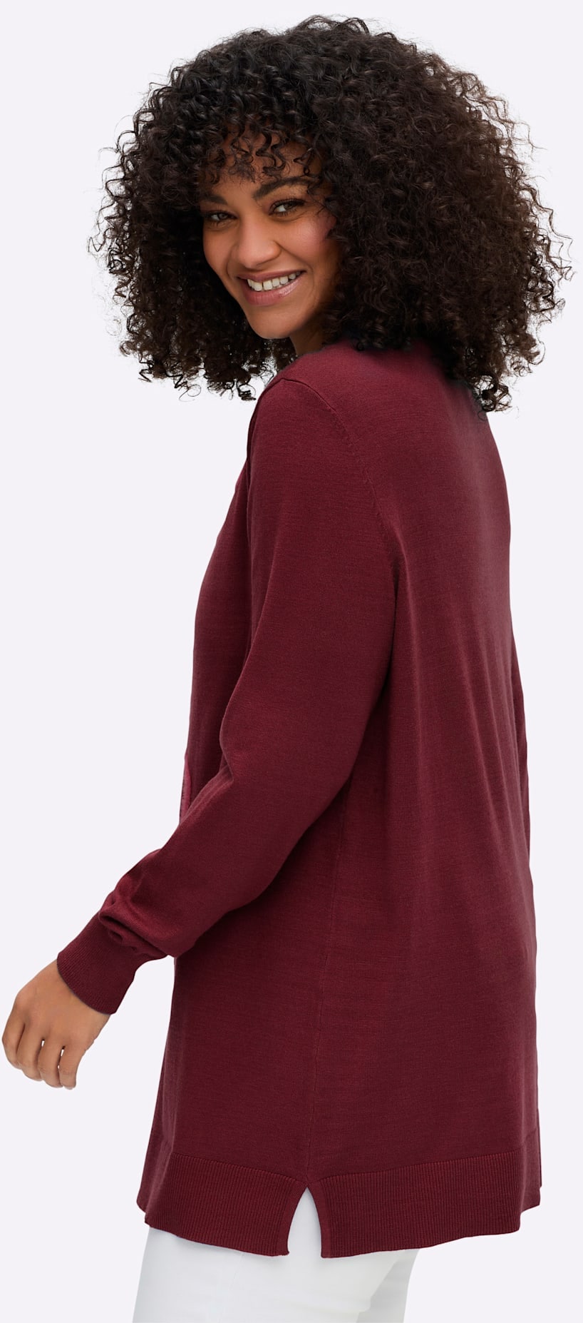 Sheego Jacquardpullover »Pullover«