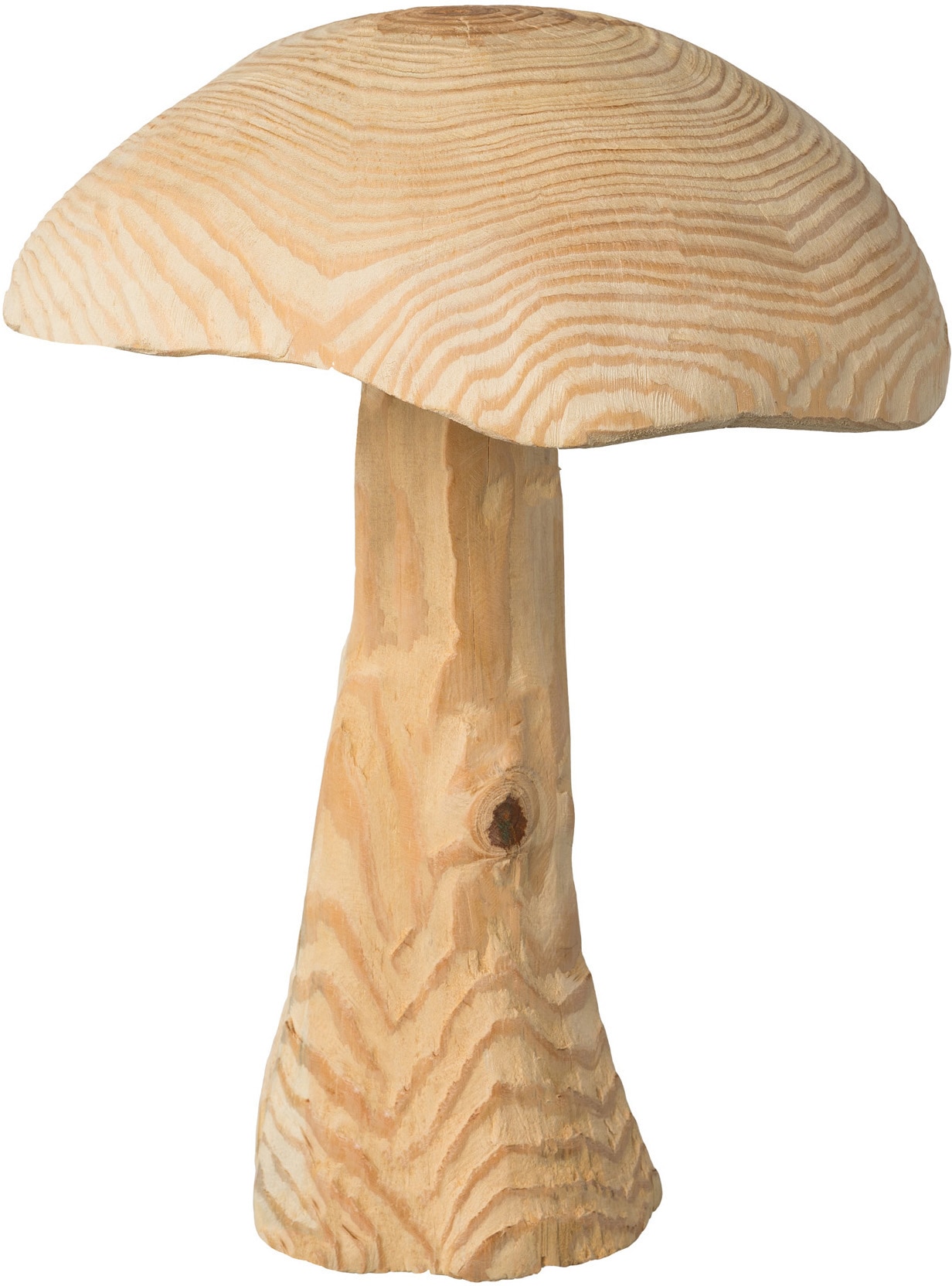 Image of Creativ deco Dekoobjekt "Pilz, Weihnachtsdeko" aus Tannenholz gefertigt