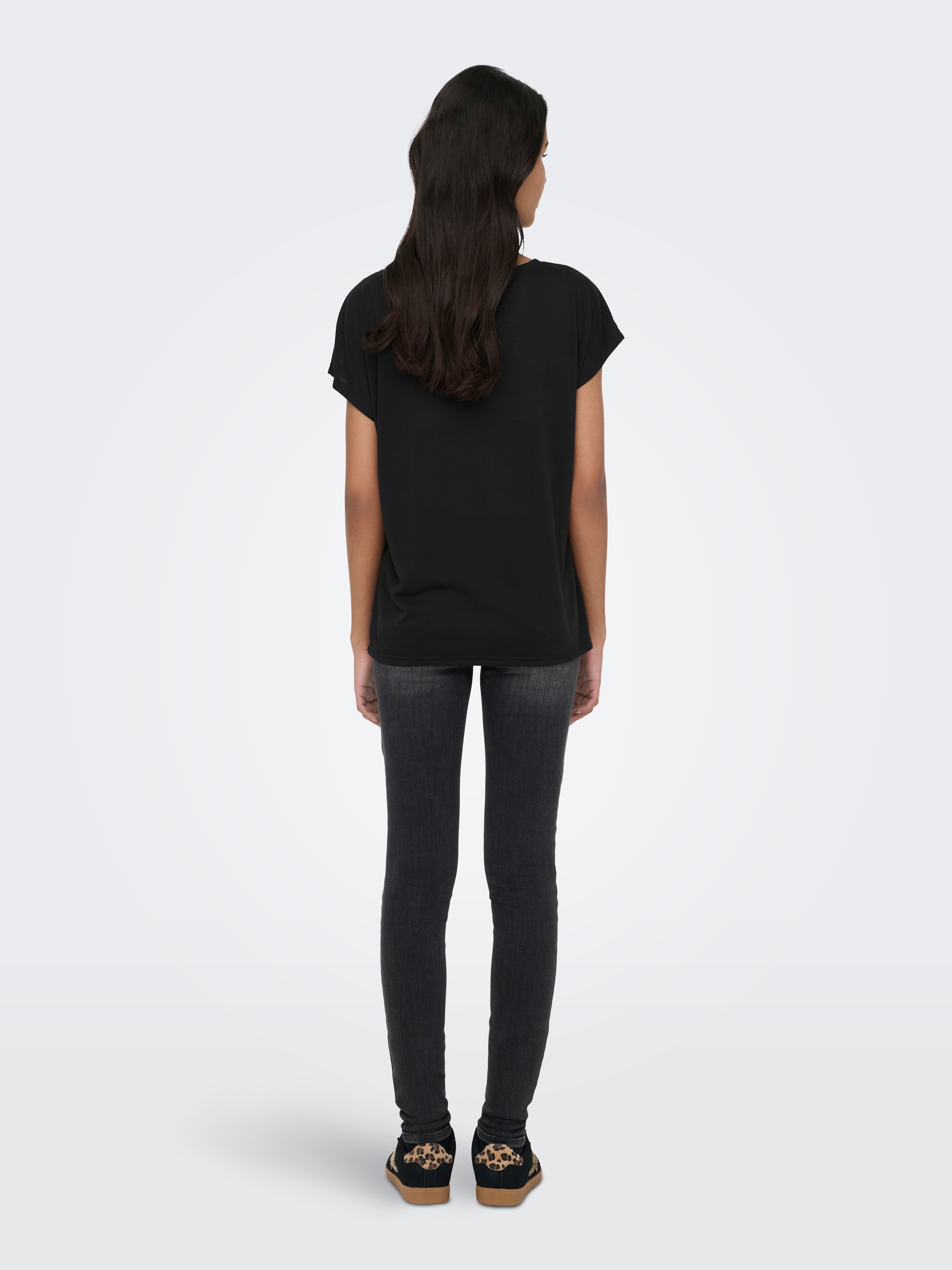ONLY Spitzenshirt »ONLWINNIE S/S TOP CS JRS« Polyester, regular fit
