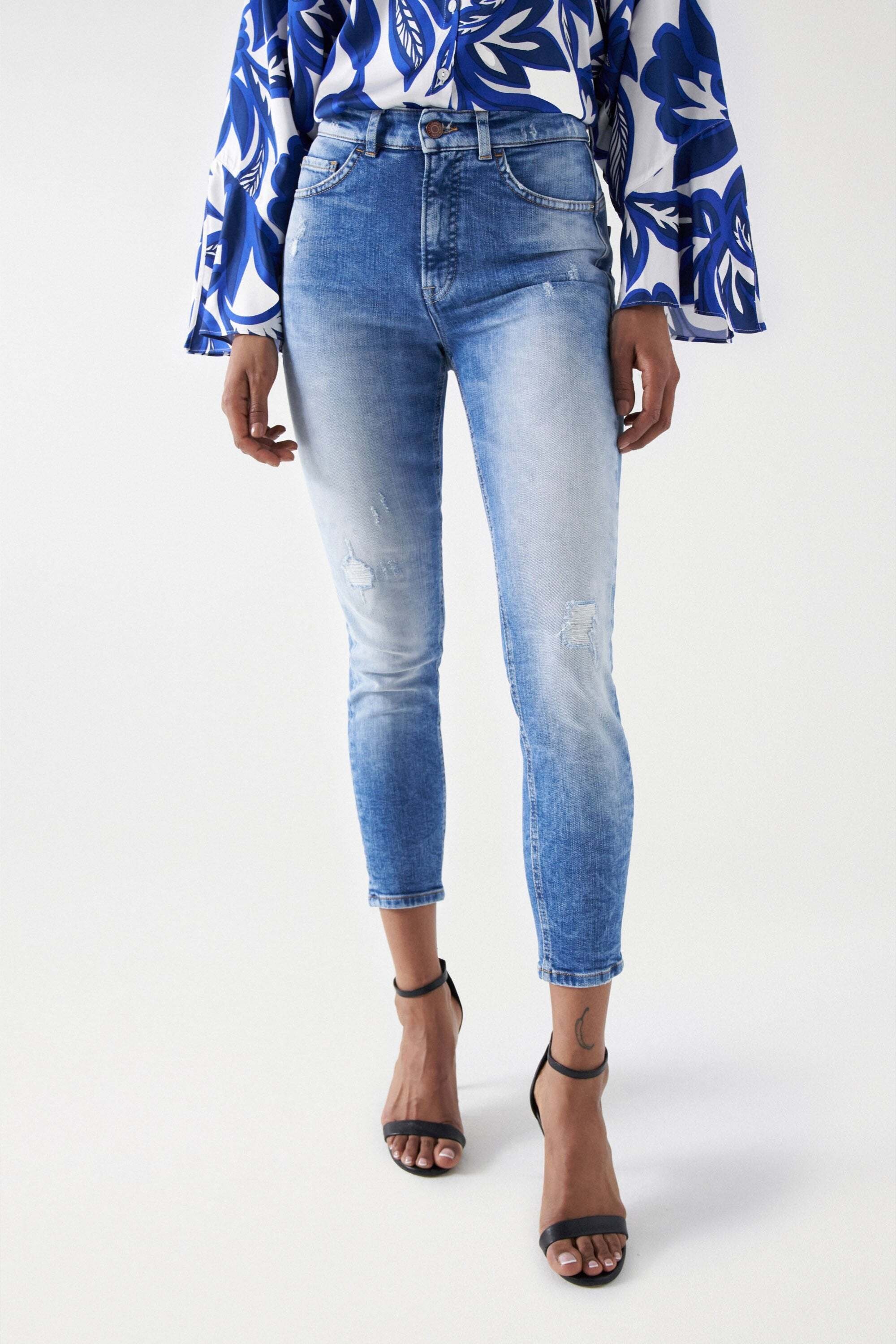 Skinny-fit-Jeans »Salsa Jeans Jeans Faith Destroyed«