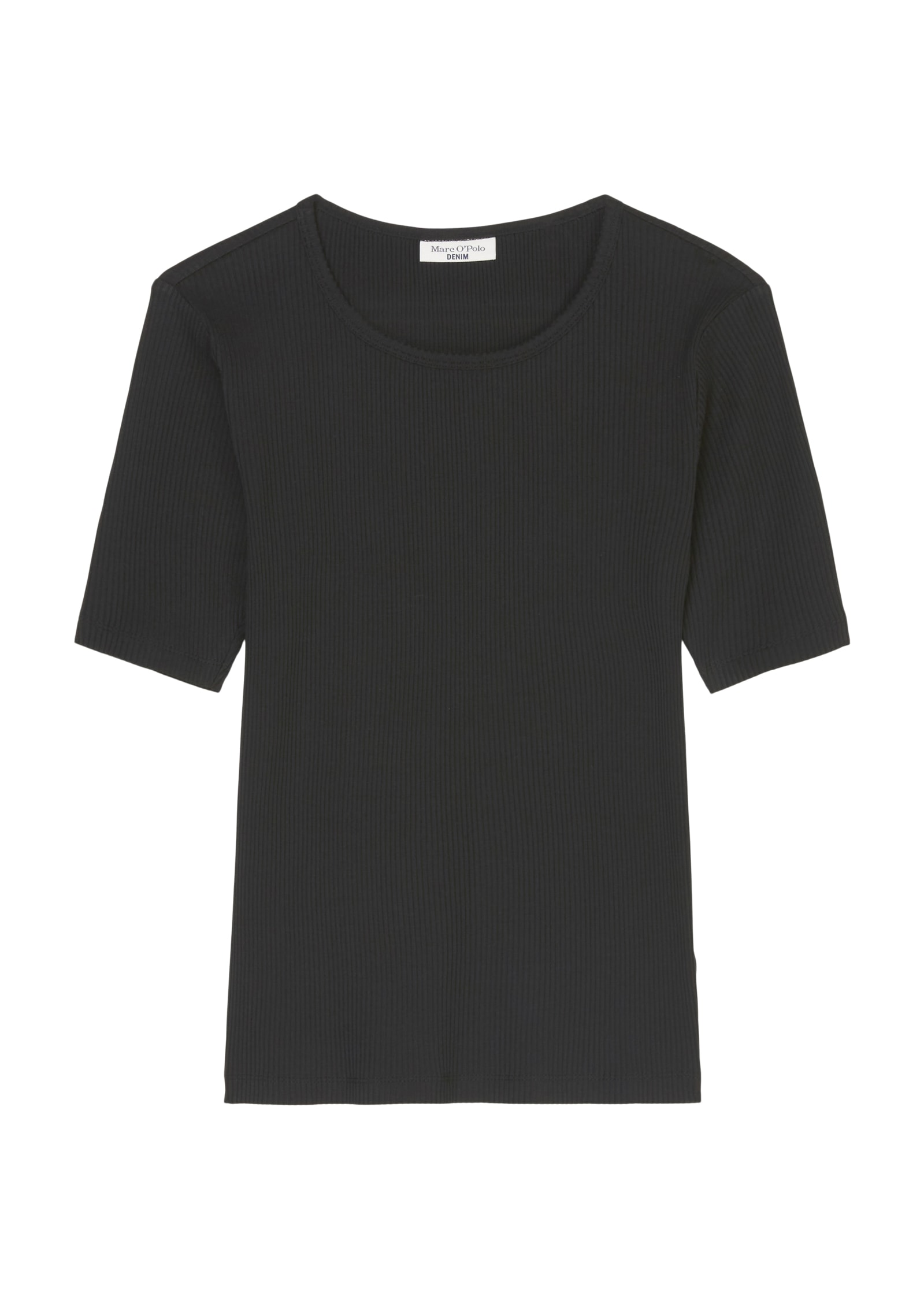 Marc O'Polo DENIM T-Shirt, in softer Ripp-Jersey-Qualität