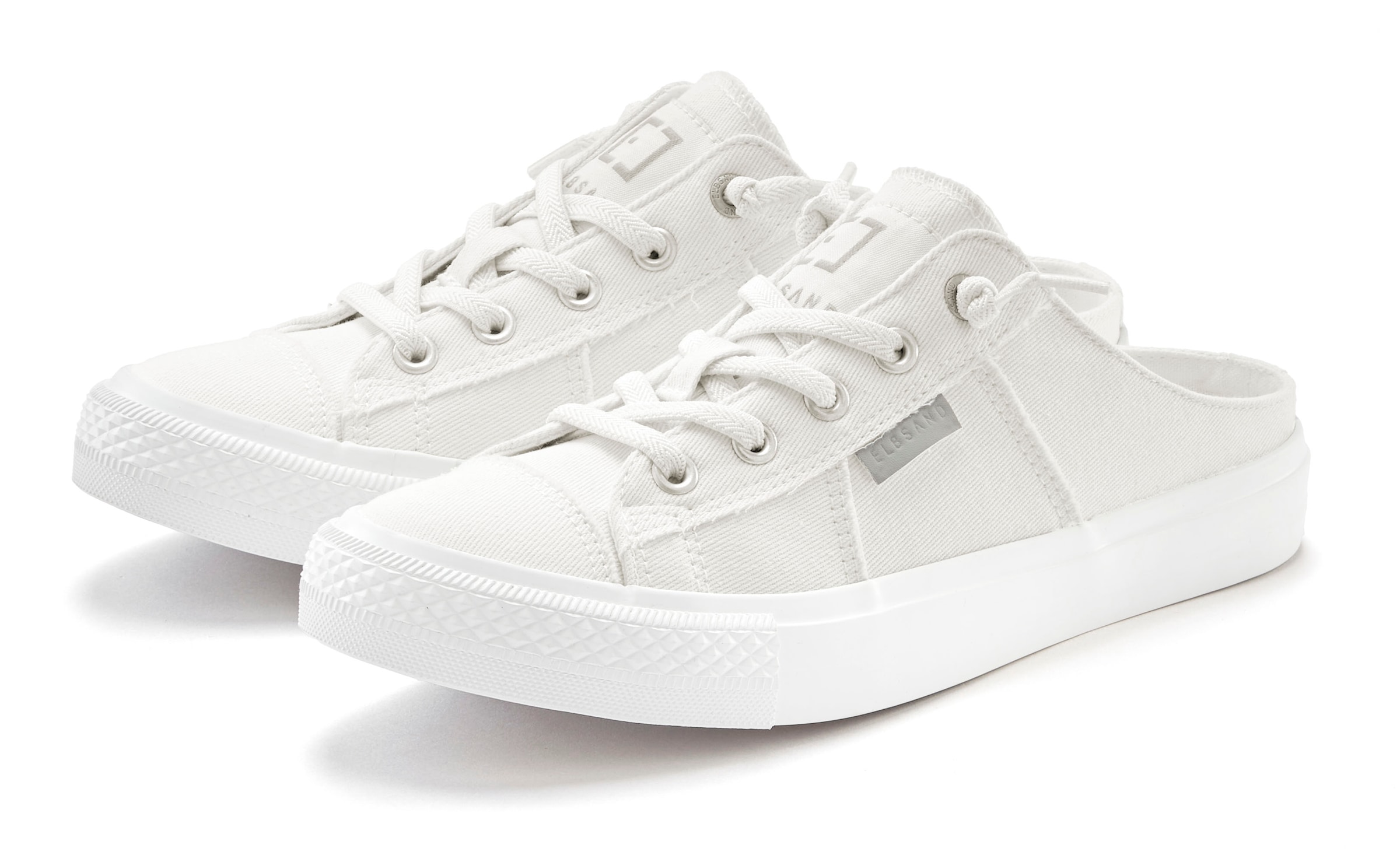 Image of Elbsand Sneaker "Sabot, Clog, Freizeitschuh, Halbschuh, Stoffschuh, Turnschuh" Slip-On-Sneaker, Textilschuh zum Reinschlüpfen Unisex VEGAN