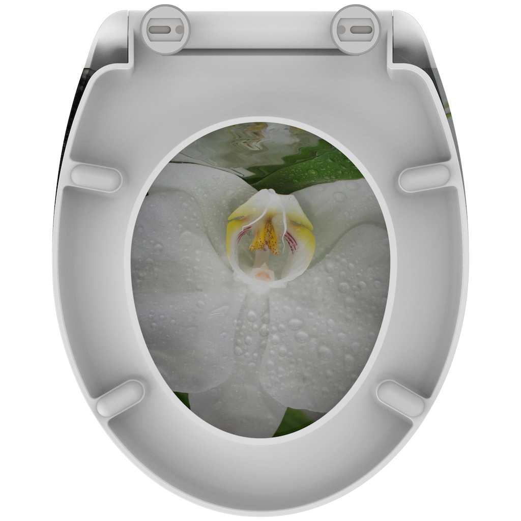 welltime WC-Sitz »White Flower«