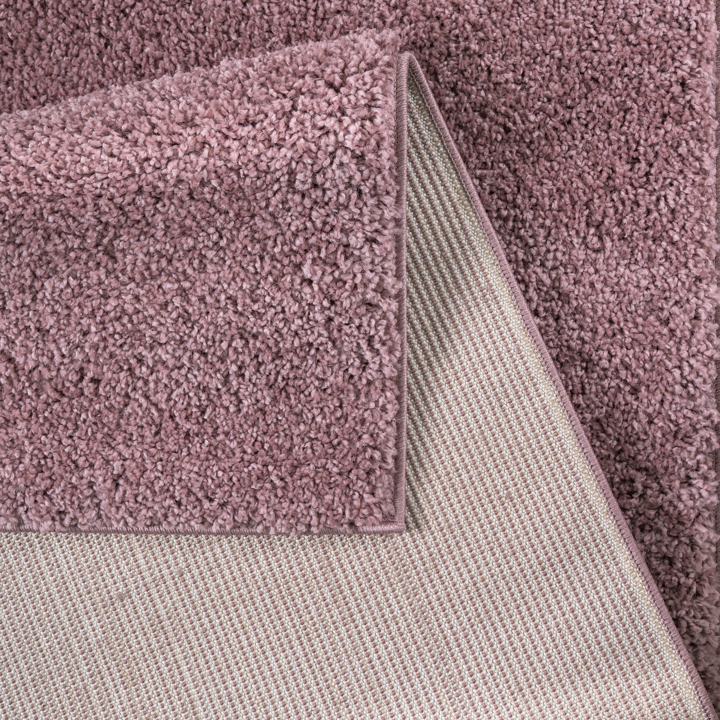 Bruno Banani Hochflor-Teppich »Shaggy Soft«, rechteckig, 30 mm Höhe, gewebt, Uni Farben, besonders weich und kuschelig