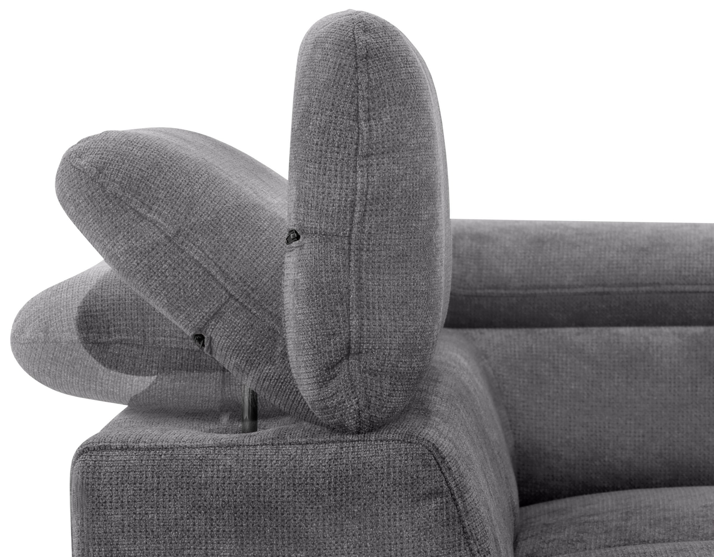 Home affaire Wohnlandschaft »Alberto U-Form«, mit Kopfteilverstellung, wahlweise mit Bettfunktion