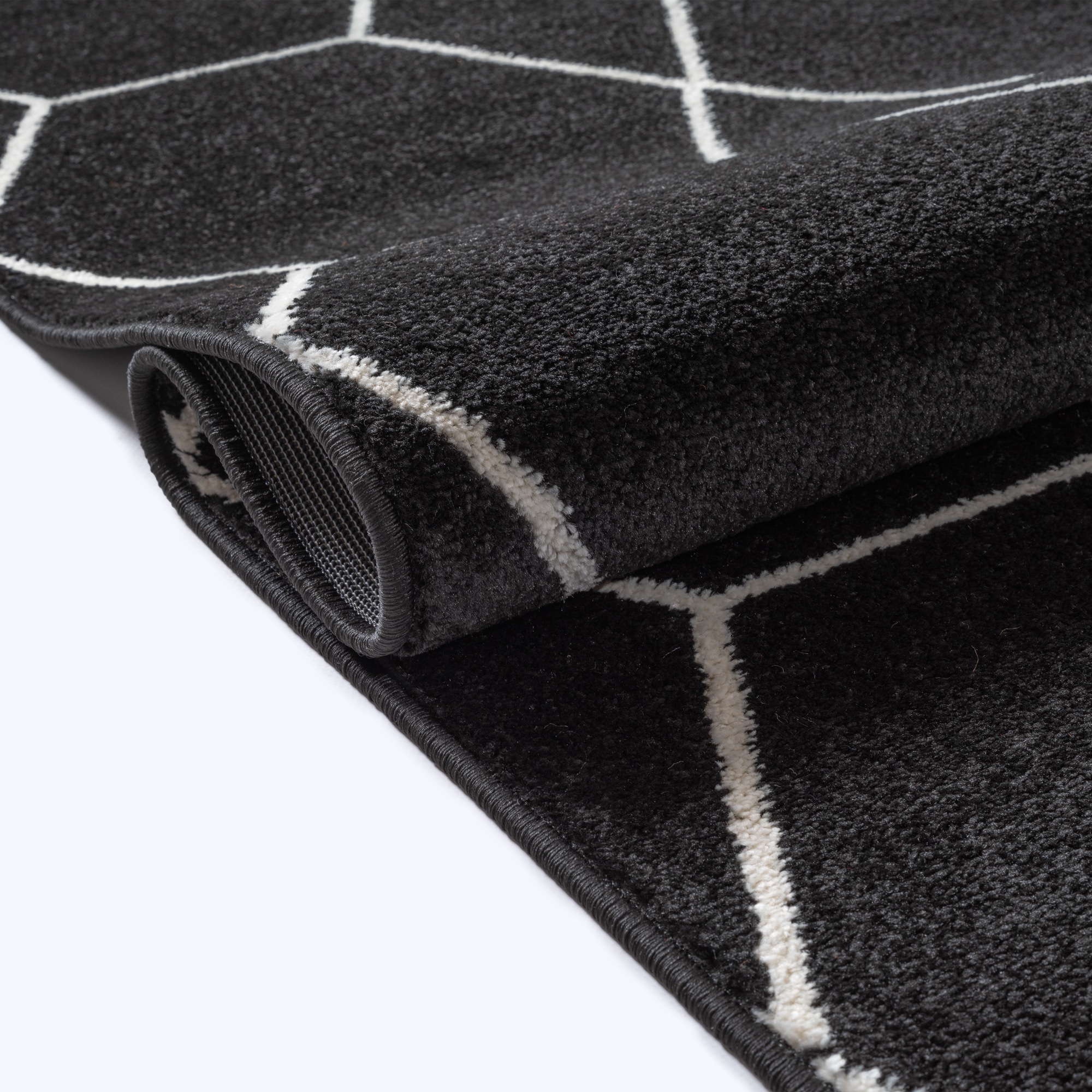 Sanat Teppich »Trellis , auch als Läufer und Rund« rechteckig 10 mm Höhe Kurzflor, skandi, boho, grosse Farbauswahl, alle Räume