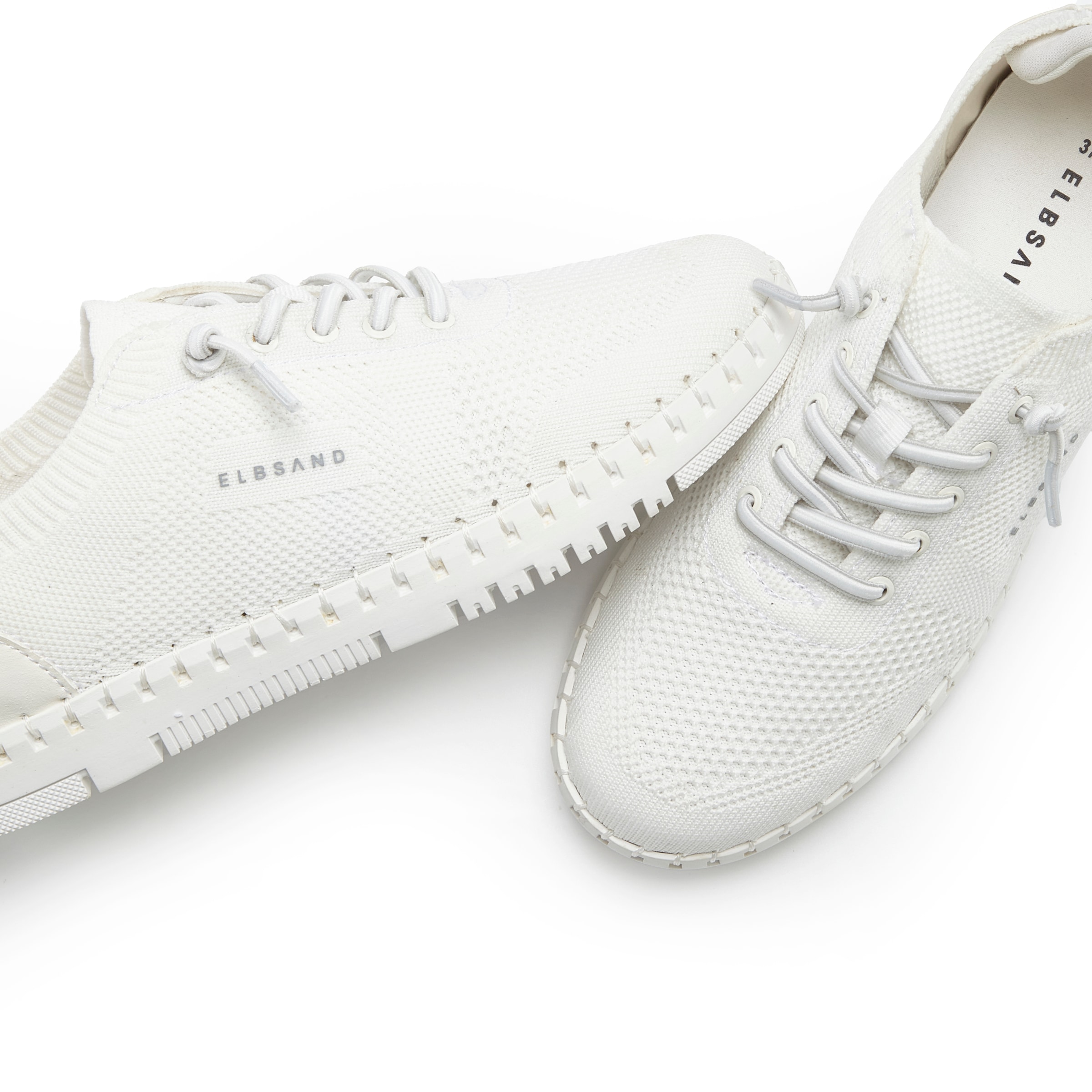Elbsand Sneaker »Freizeitschuh, Slip-On-Sneaker«  NEU zum Reinschlüpfen mit elastischen Schnürbändern VEGAN