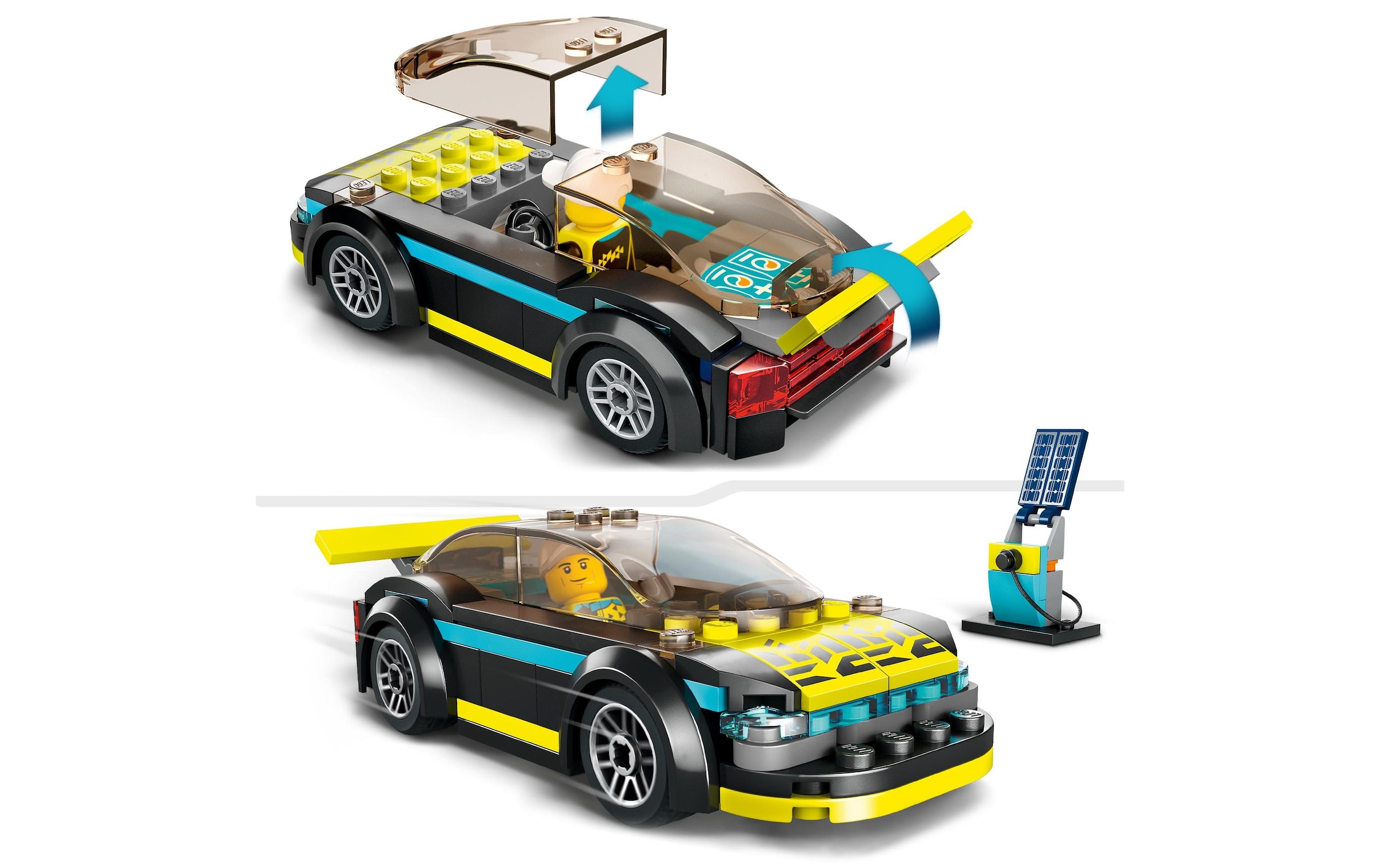 LEGO® Konstruktionsspielsteine »Elektro-Sportwagen«, (95 St.)