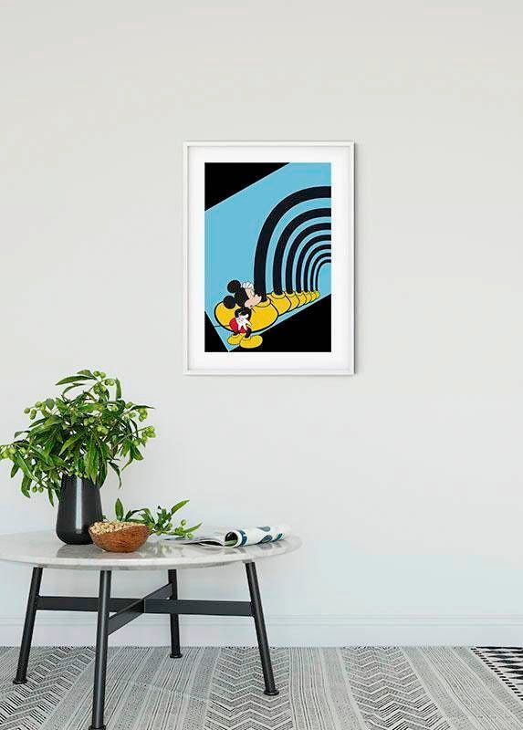 Komar Poster »Mickey Mouse Foot Tunnel«, Disney, (1 St.), Kinderzimmer, Schlafzimmer, Wohnzimmer