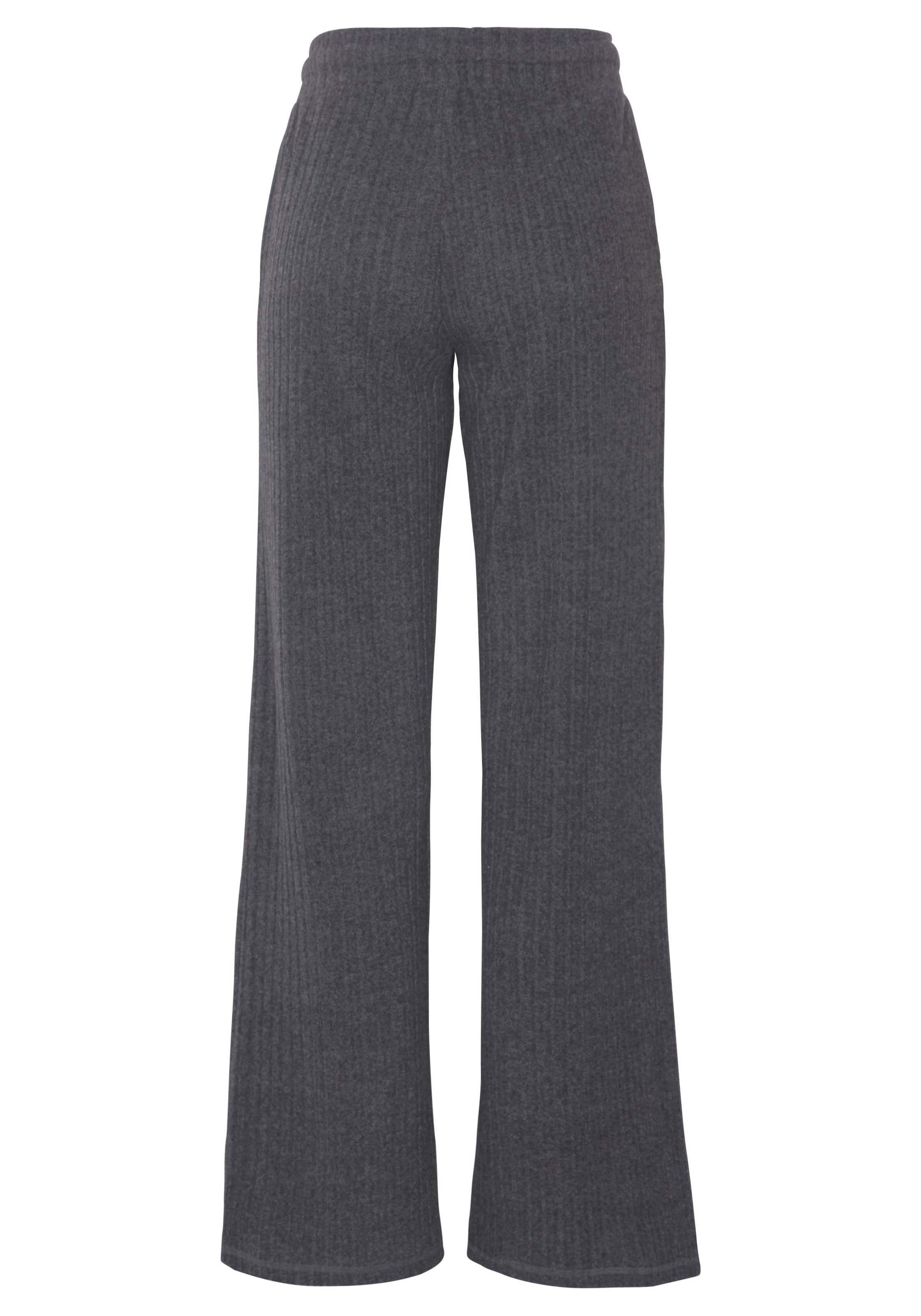 LASCANA Homewearhose »/ Loungehose/ Strickhose«, (1 tlg.), mit weitem Bein und seitlichen Taschen, Loungewear