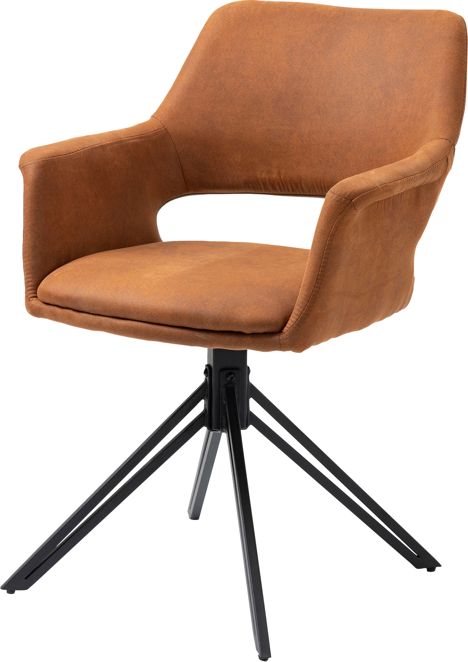 byLIVING Esszimmerstuhl »Estelle«, (Set), 2 St., Samtstoff, 360 Grad drehbar