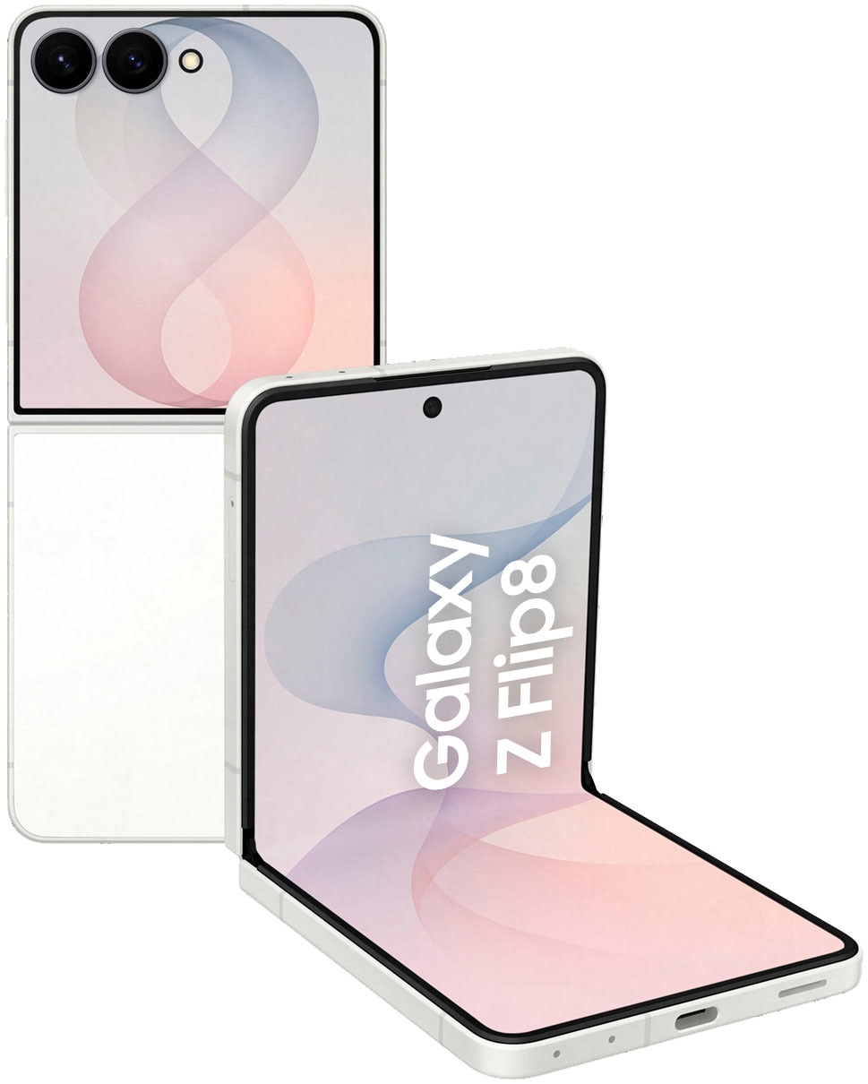 Image of Samsung Smartphone "Z Flip8" cream