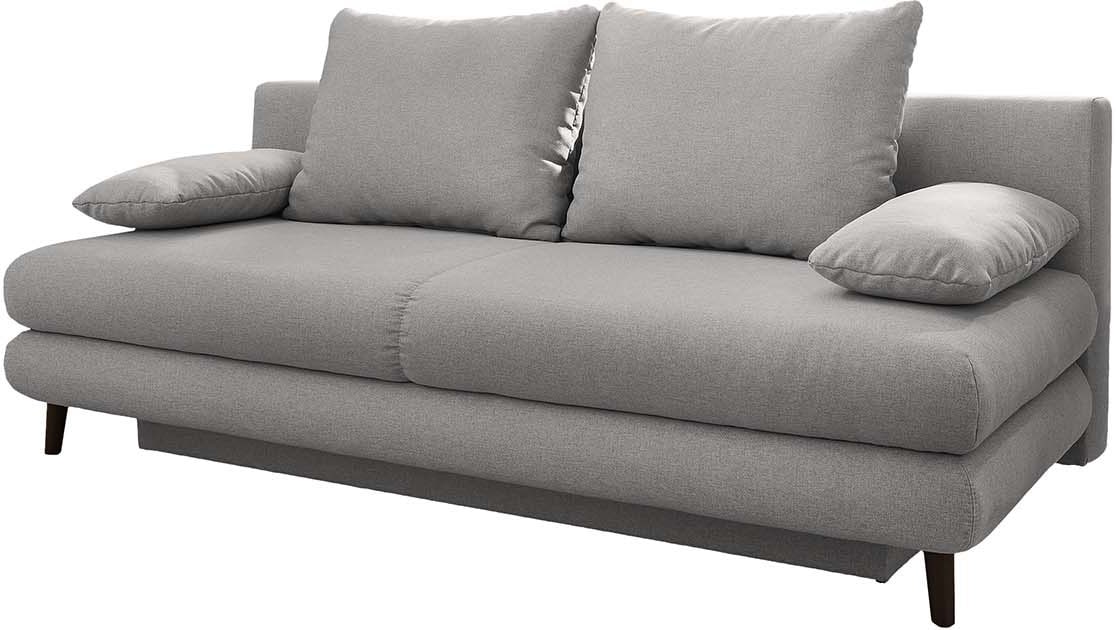 Jockenhöfer Gruppe Schlafsofa »Per, mit Gästebettfunktion, inklusive 4 Kissen«, Wellenschaumpolsterung und grosszügigem Stauraum/Bettkasten
