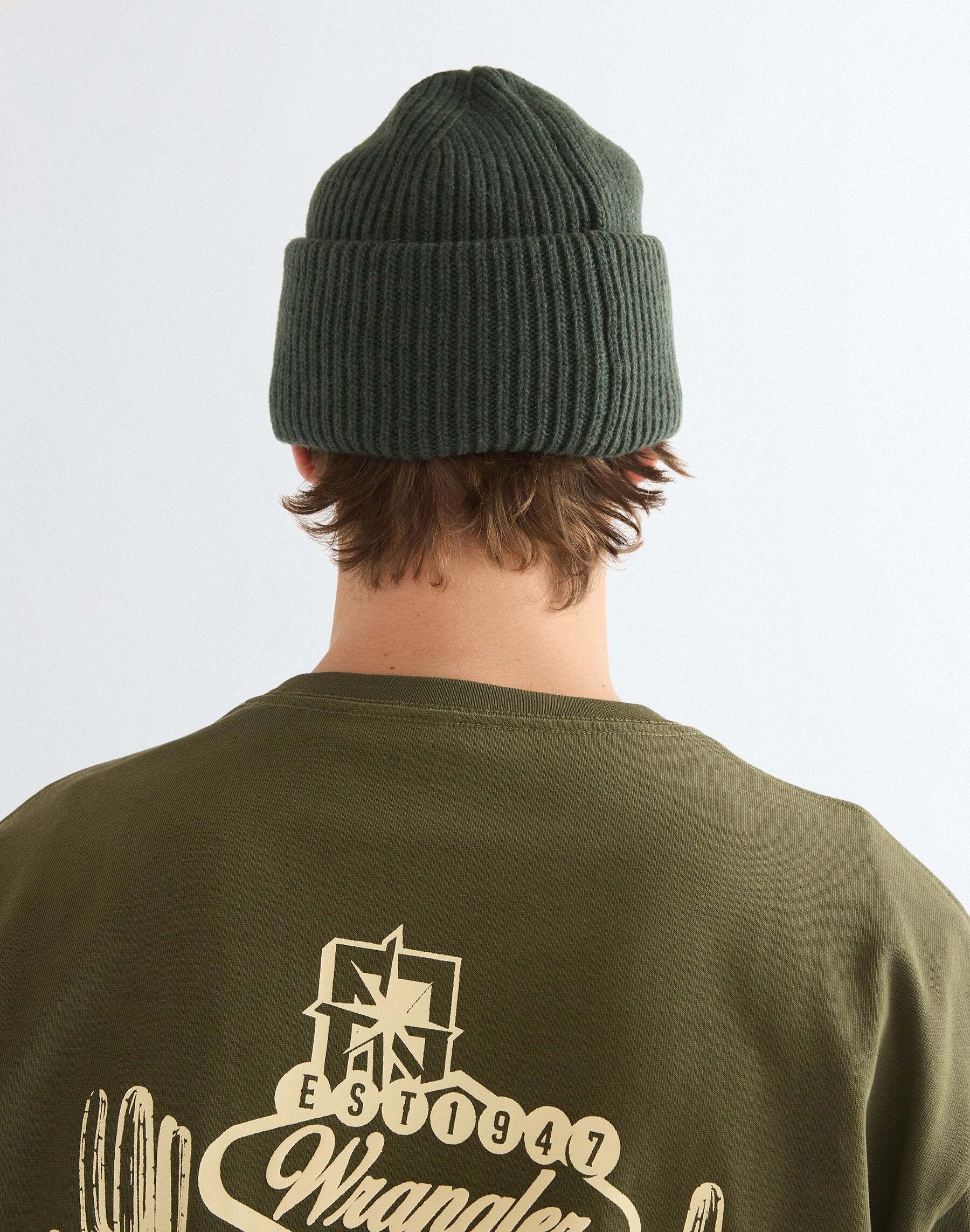 Wrangler Strickmütze »WRANGLER Mütze Ribbed Wool«