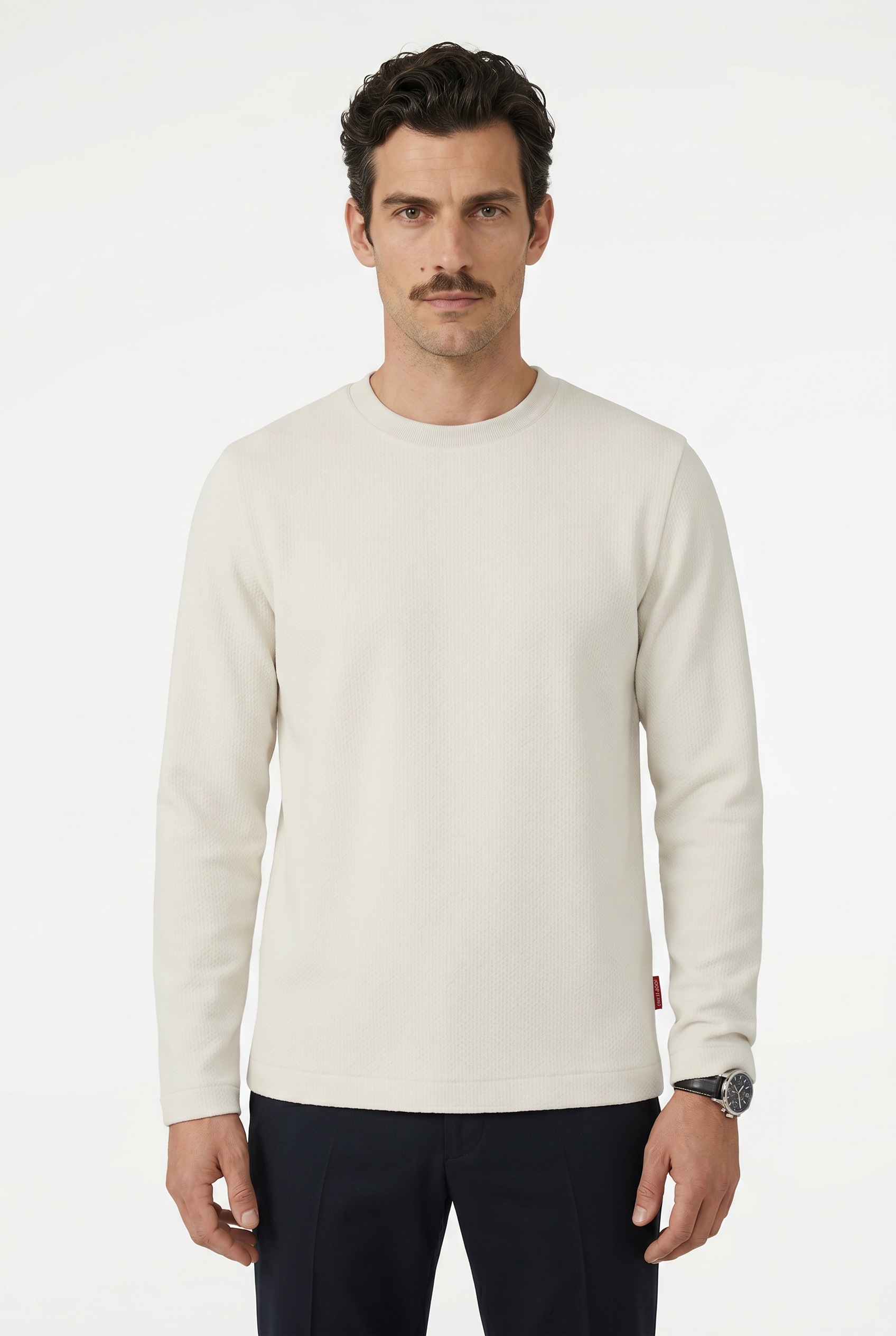 Image of Joop Jeans Longsleeve "Phineus" mit feiner Struktur