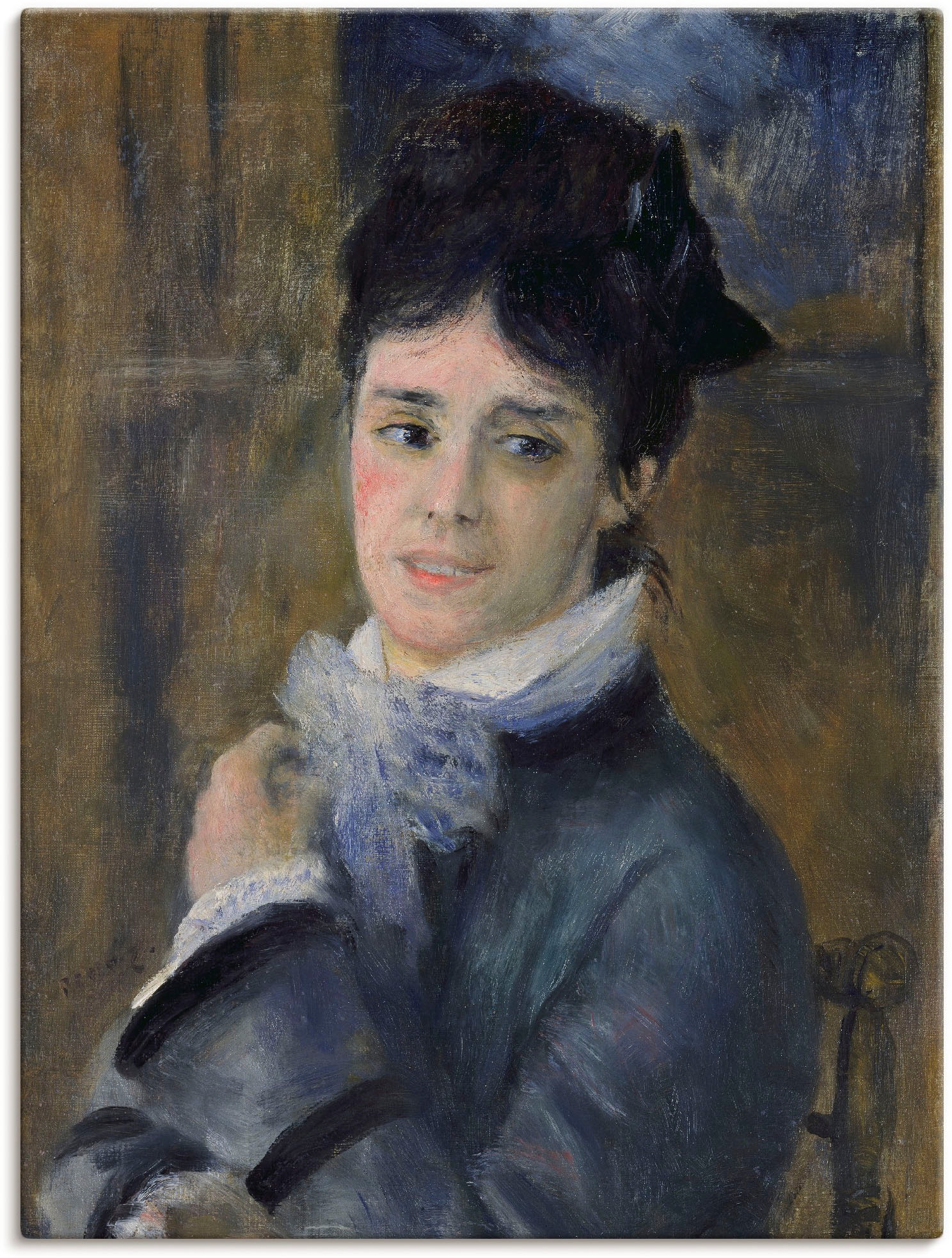 Image of Artland Wandbild »Bildnis der Madame Claude Monet. 1872«, Frau, (1 St.), in vielen Grössen & Produktarten -Leinwandbild, Poster, Wandaufkleber / Wandtattoo auch für Badezimmer geeignet bei Ackermann Versand Schweiz