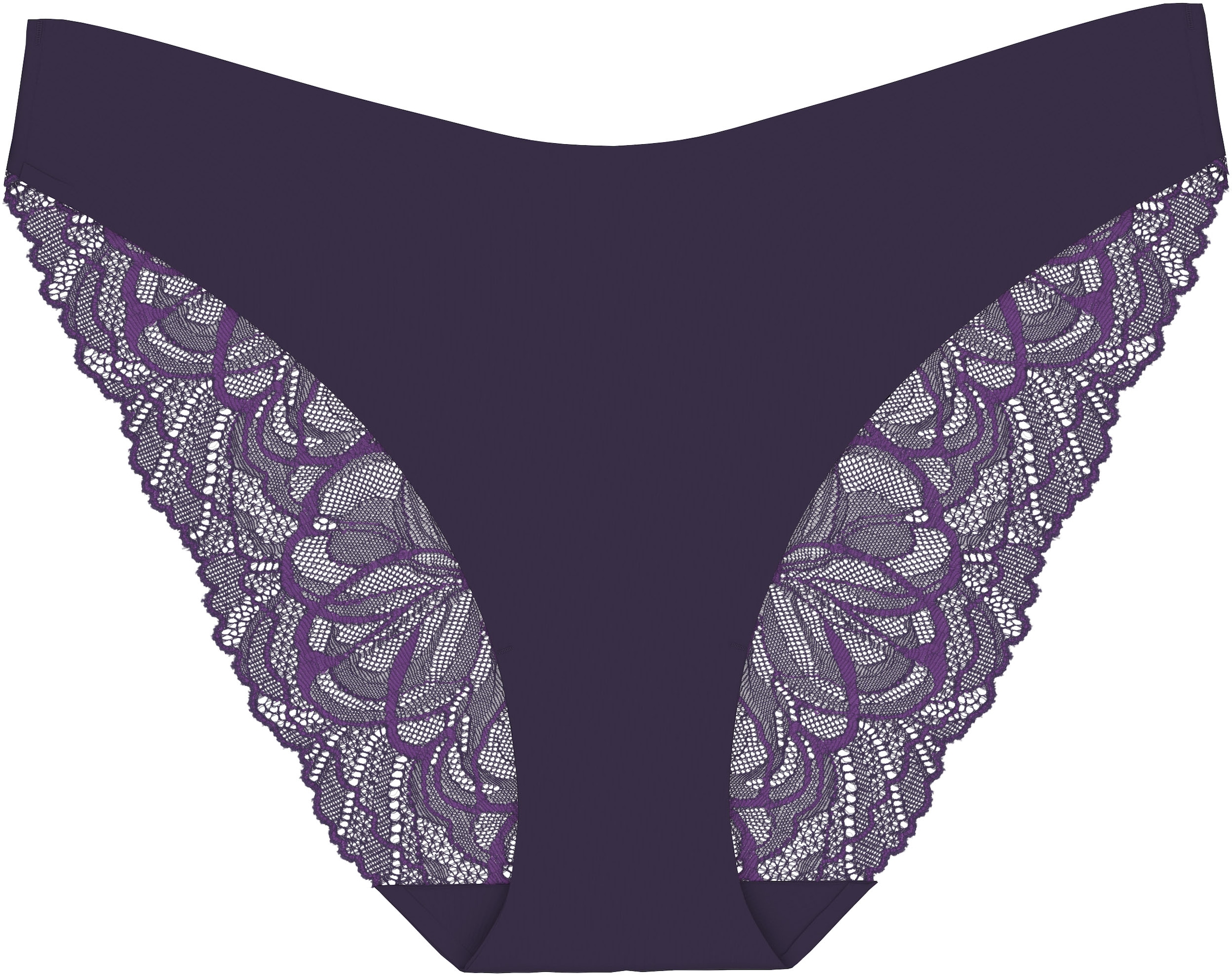 Triumph Tai-Slip »Body Make-Up Illusion Lace« florale Stretch-Spitze, hoher Beinausschnitt, weiche Microfaser