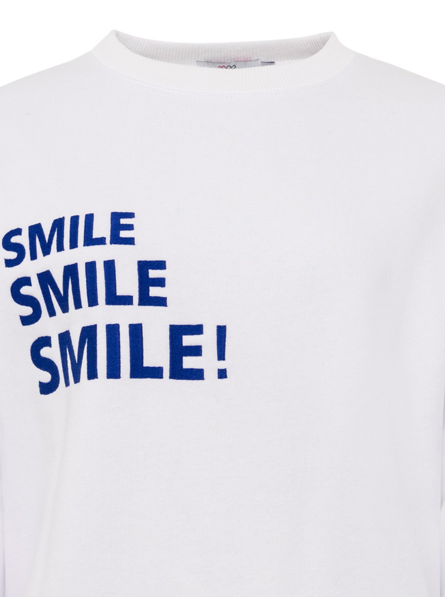 Zwillingsherz Hoodie »"Smile Smile Smile"«, Rundhals, Stickerei in Neon, fröhliche Botschaft

