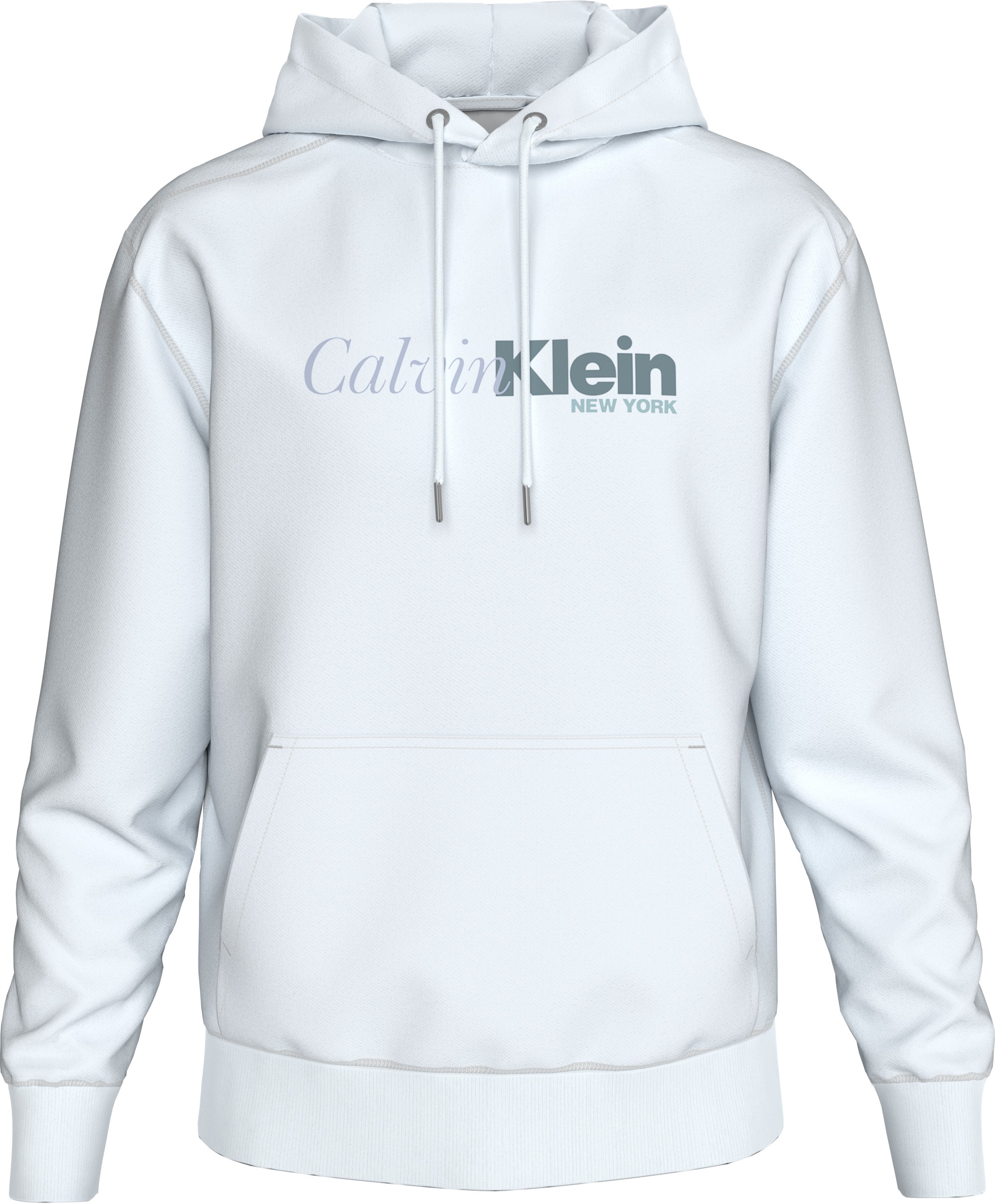 Calvin Klein Kapuzensweatshirt »LS EU 350TERRY CURSIVE GRAPHIC H« regular fit, Logo-Schriftzug