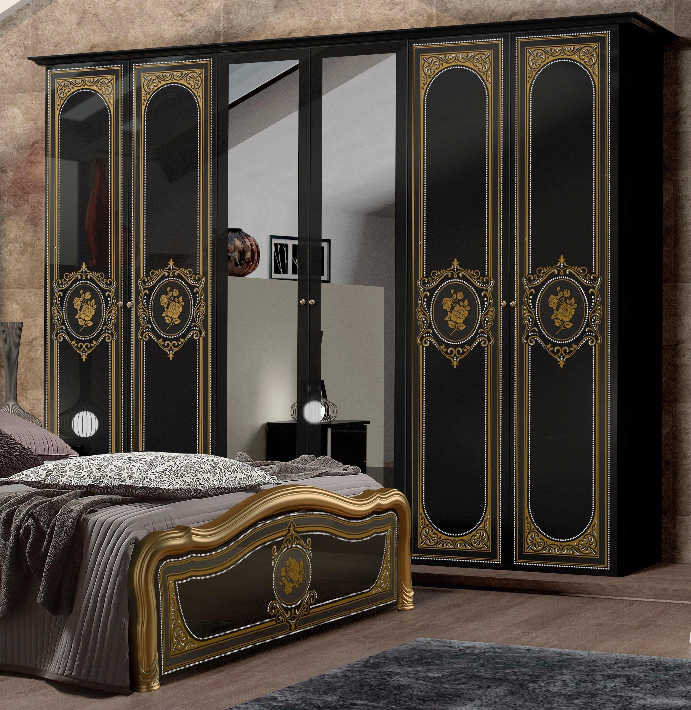 Image of INOSIGN Kleiderschrank »ALICE«, 6-türig davon 2 Spiegeltüren bei Ackermann Versand Schweiz