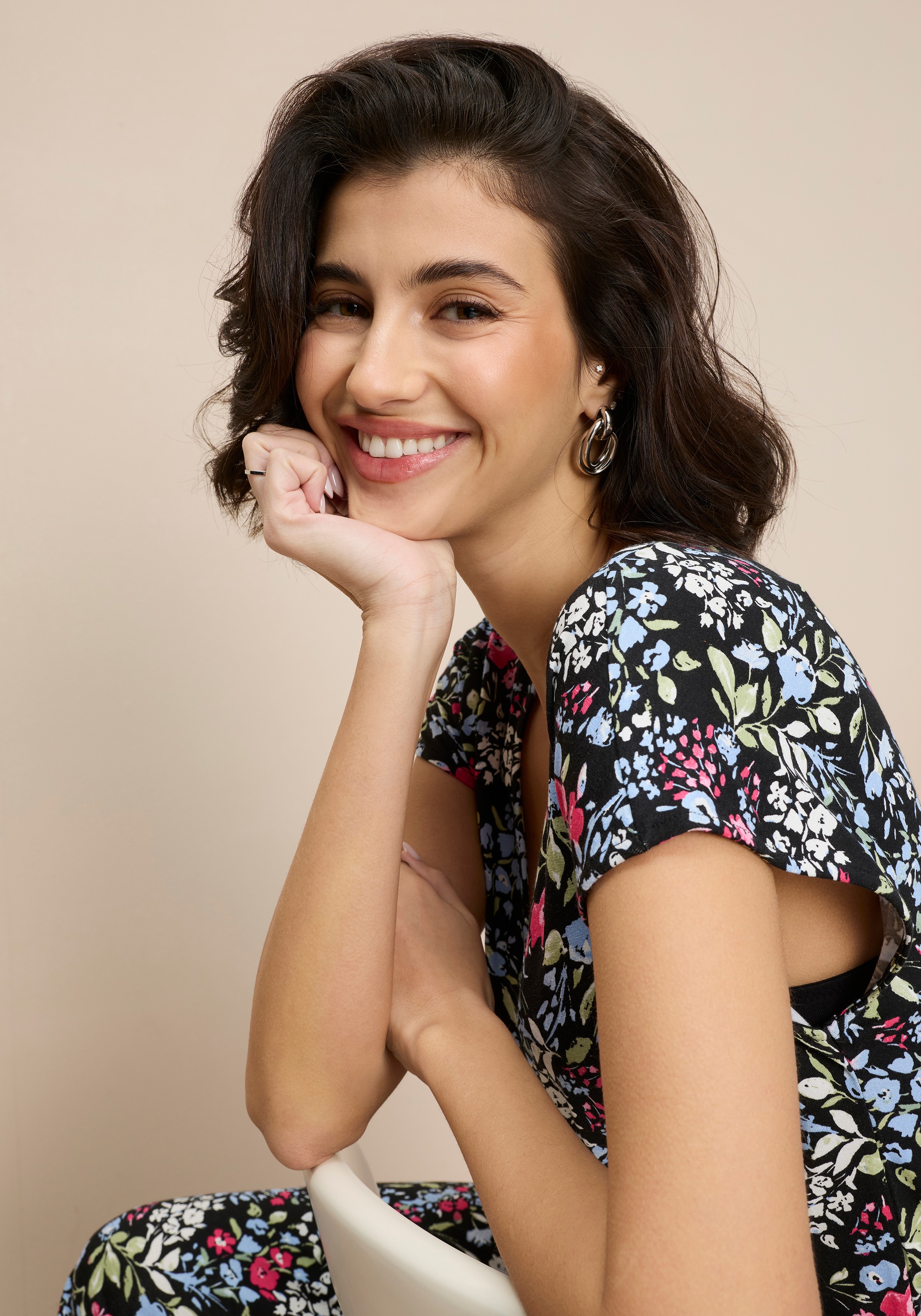 Tamaris Combinaison culotte mit Bindegürtel