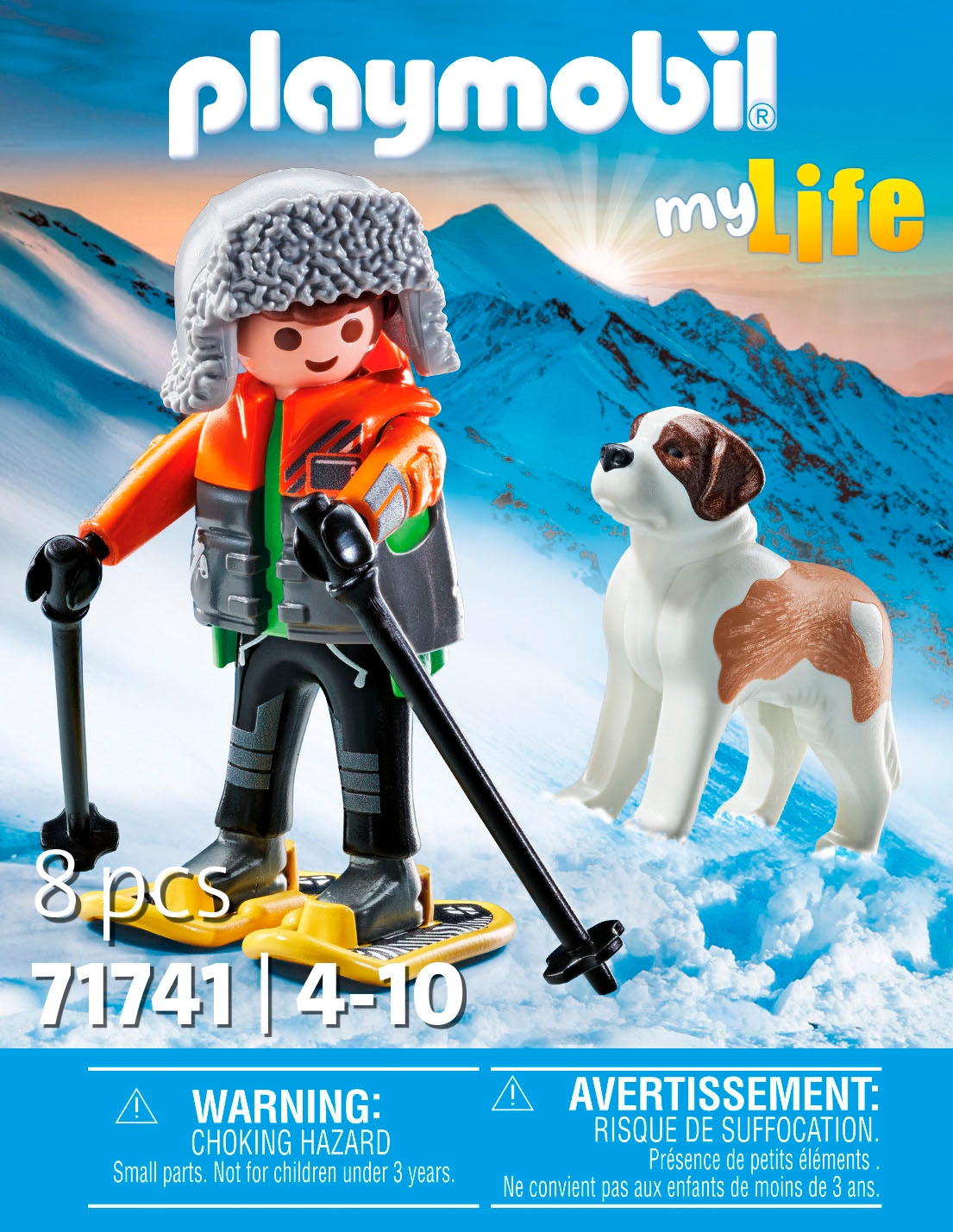 Playmobil® Konstruktions-Spielset »Wanderer mit Bernhardiner (71741), Playmobil My Life«