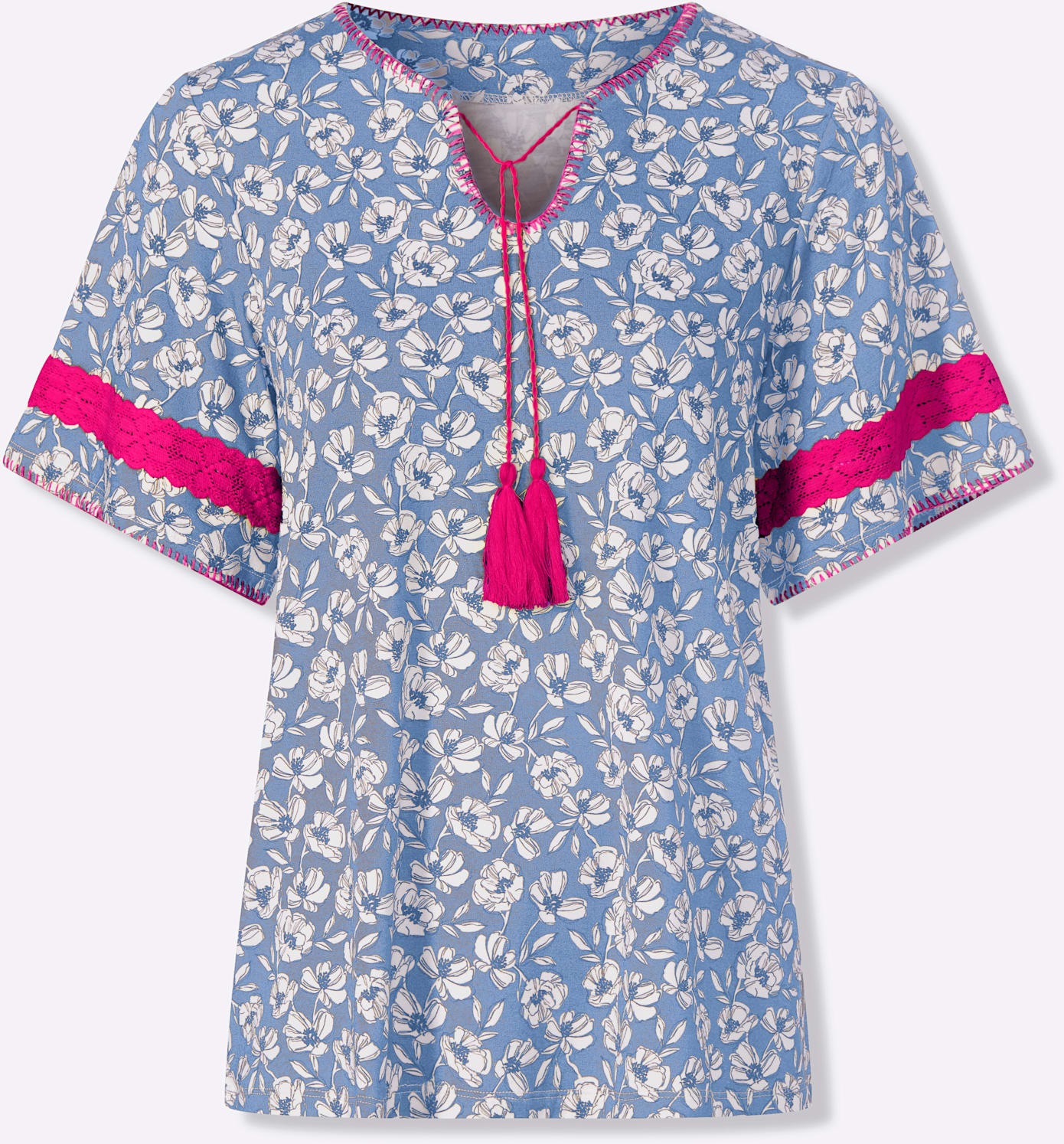 heine Kurzarmshirt »Druck-Shirt« 1 tlg.