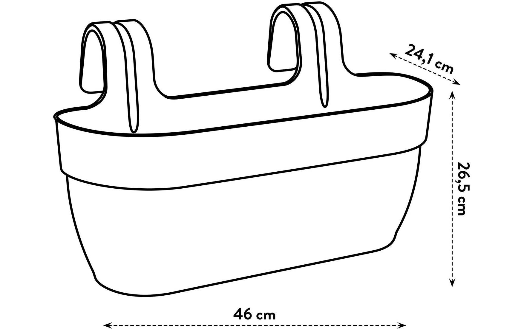 Elho Blumentopf »Vibia Campana Easy Aufhänger Gross«