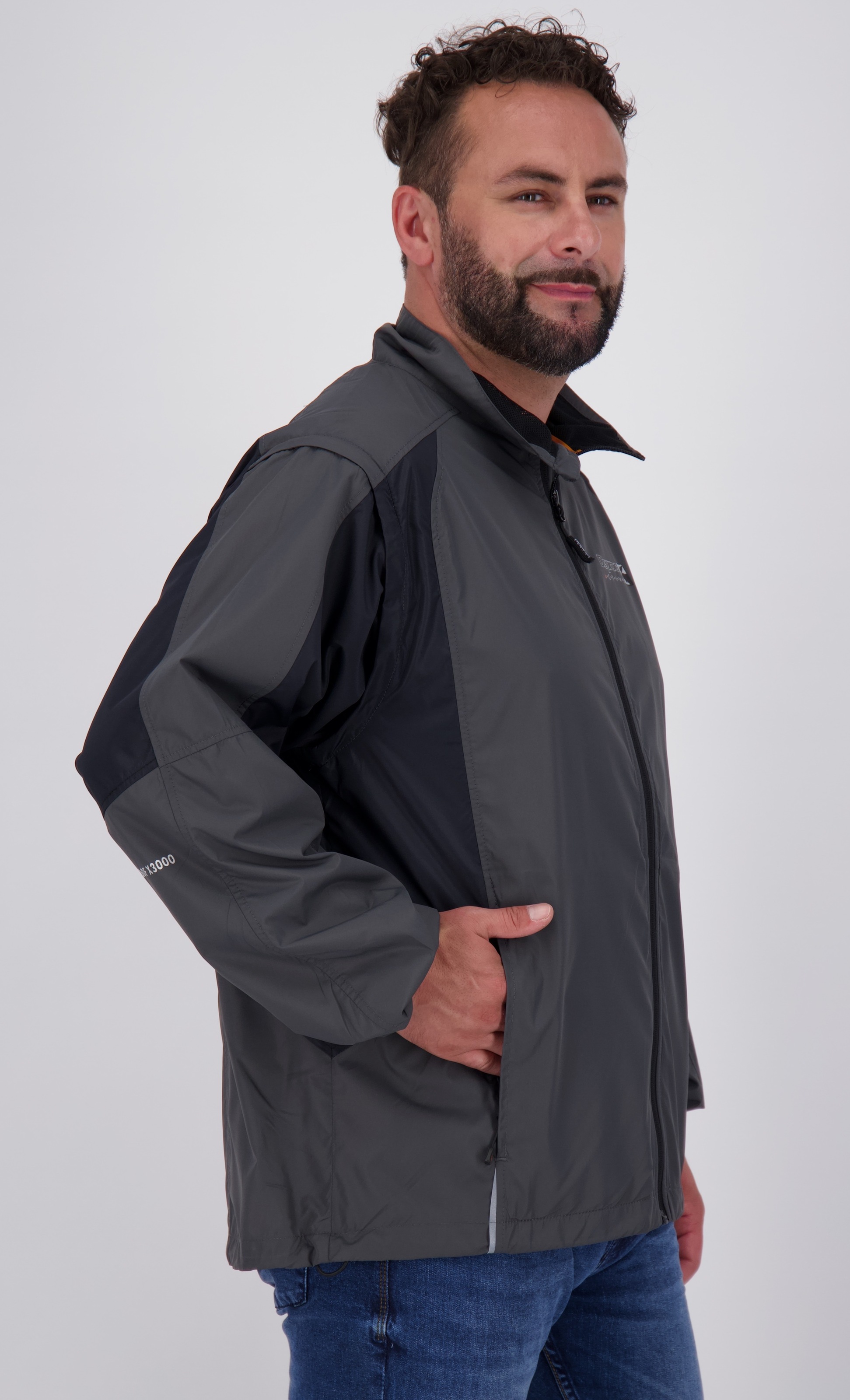 DEPROC Active Outdoorjacke »HAMTON MEN«, abtrennbare Ärmel,auch in Grossen Grössen erhältlich