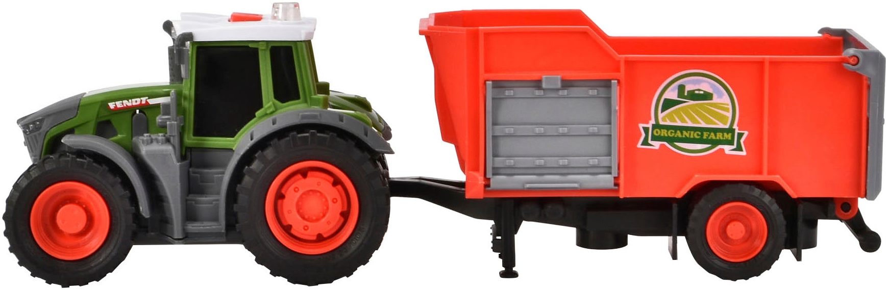 Dickie Toys Spielzeug-Traktor »Fendt Farm Trailer«, mit Licht und Sound