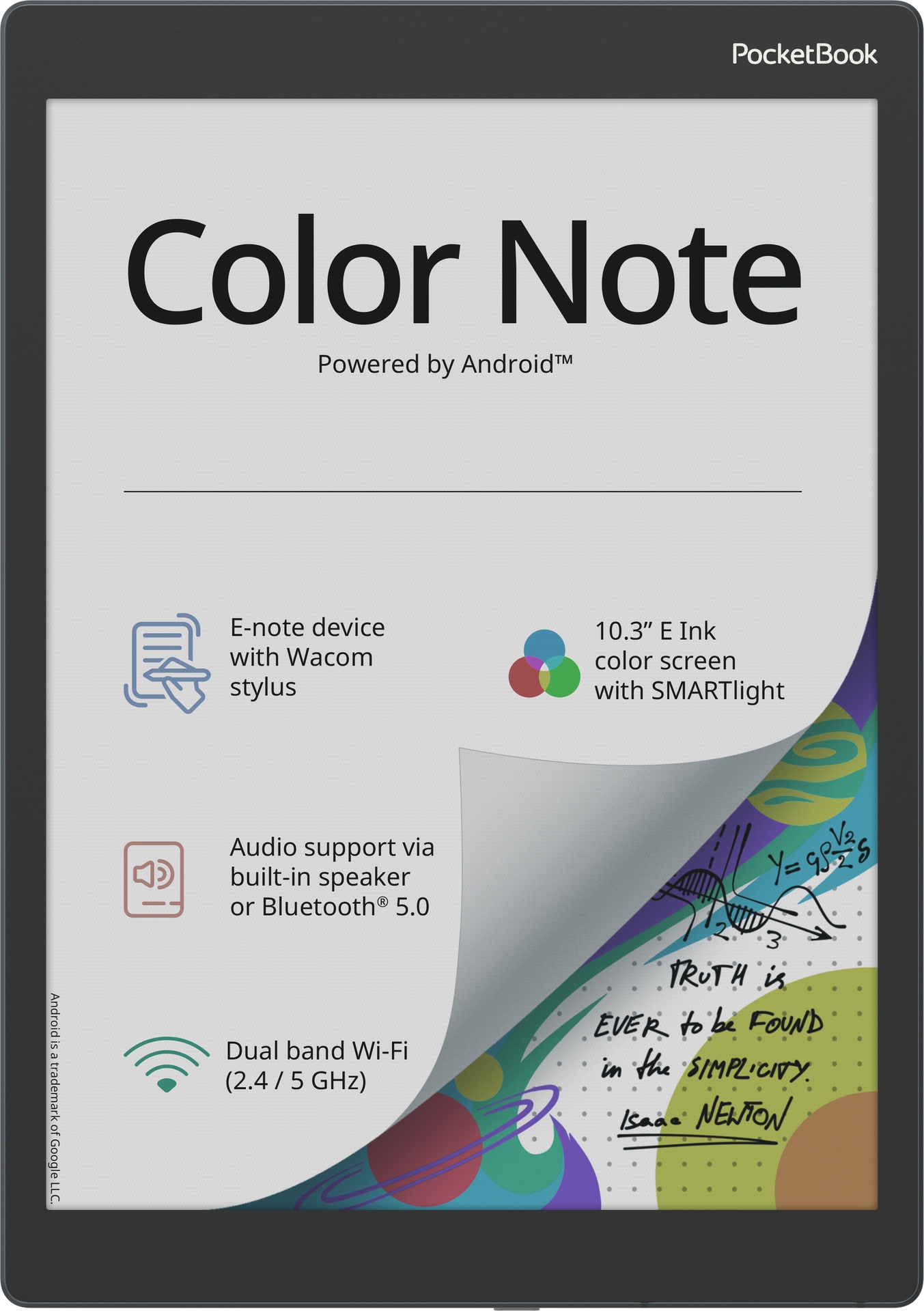 PocketBook Livre électronique »Color Note« (26,2 cm / 10,3 ″) Android 32 GB )