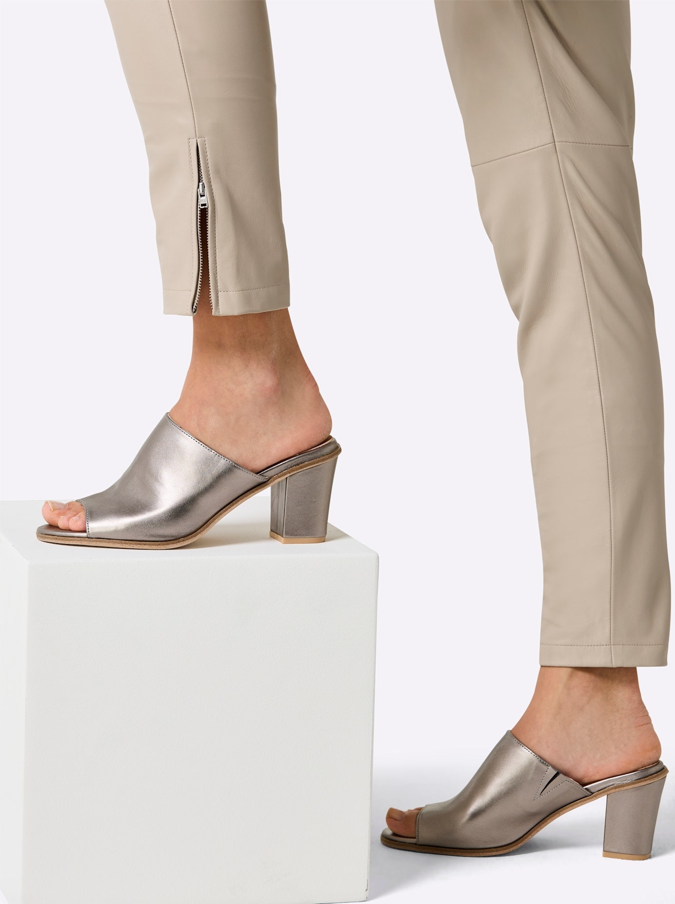 heine Pantalon en cuir