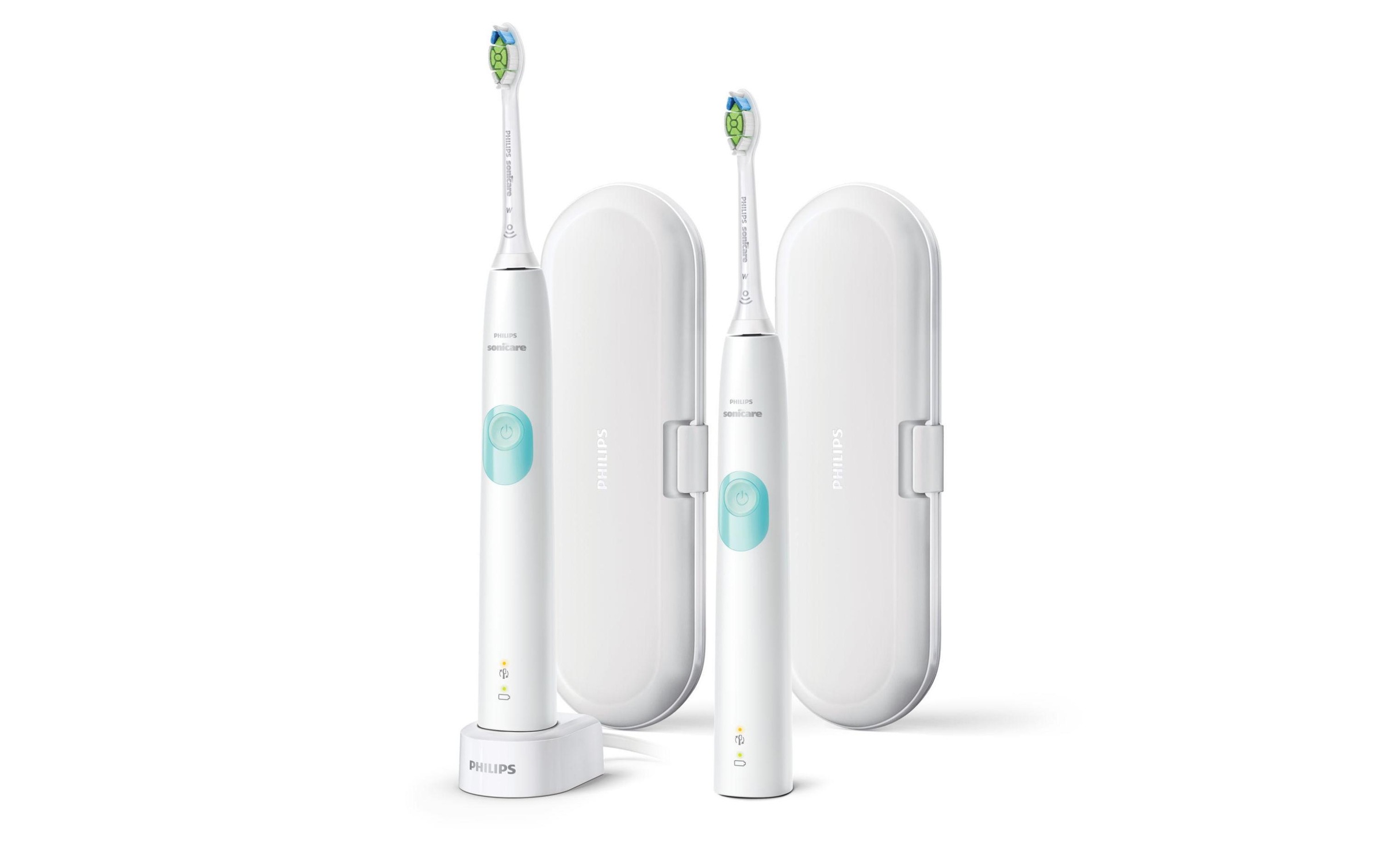 Schallzahnbürste »Sonicare ProtectiveClean 4300 HX6807/35«, 2 St. Aufsteckbürsten