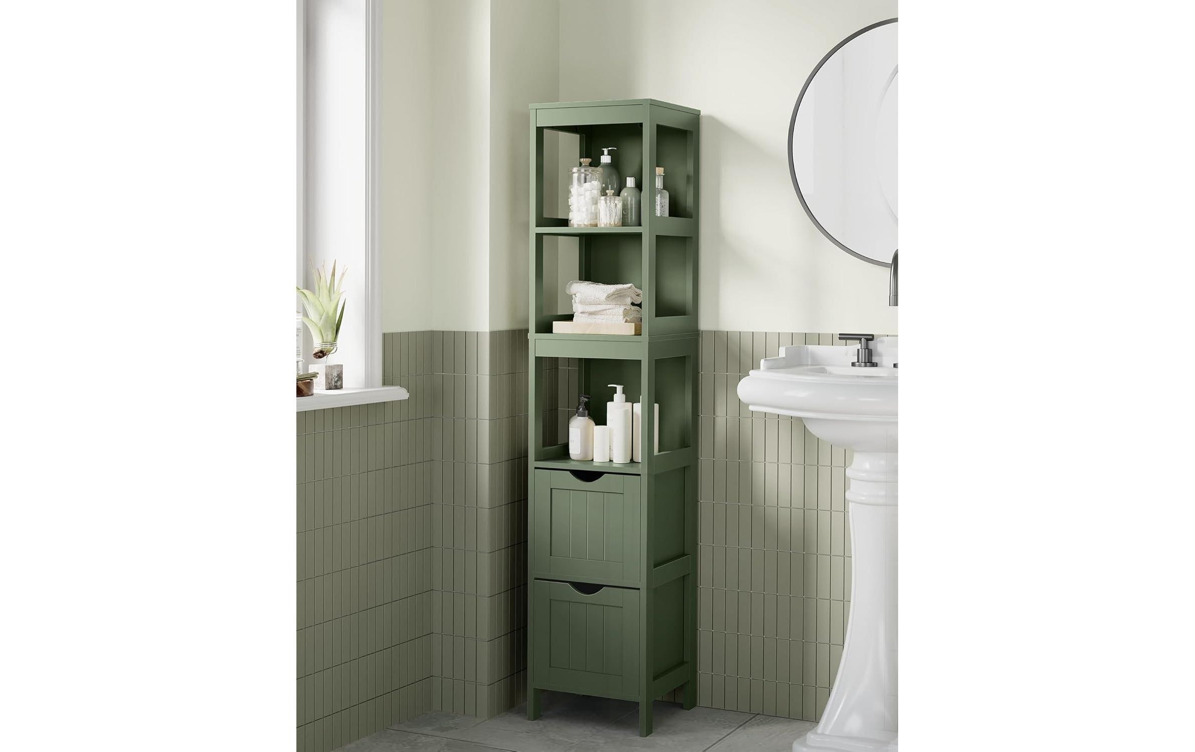 VASAGLE Kommode »in Landhausstil 30 x 141.5 cm«