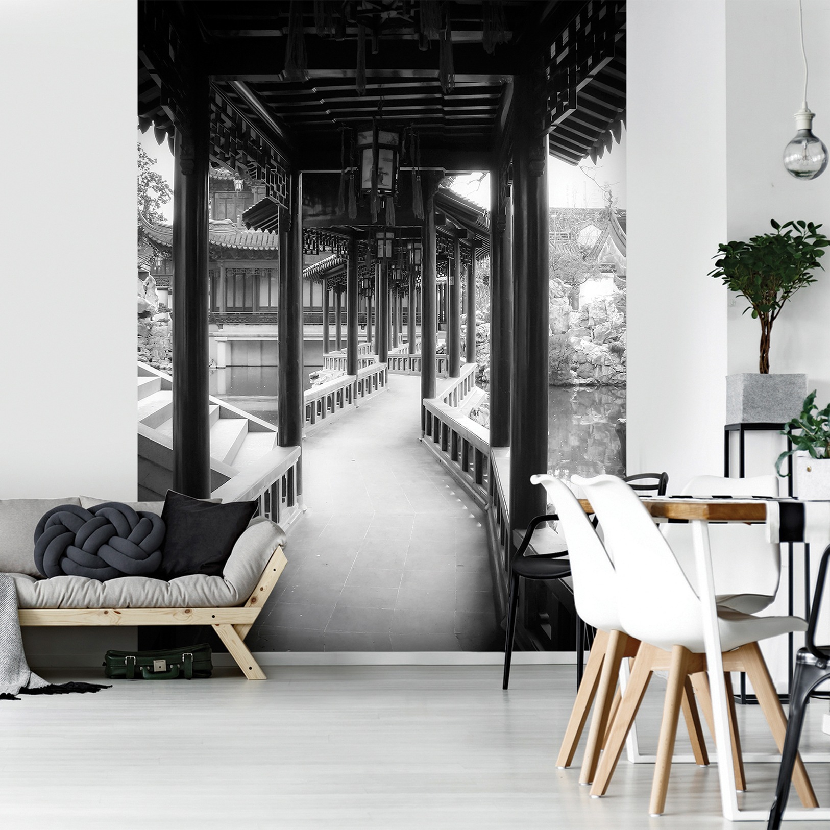 Image of Consalnet Vliestapete »WEG ZUM GARTEN«, grafisch, 206 x 275 cm bei Ackermann Versand Schweiz