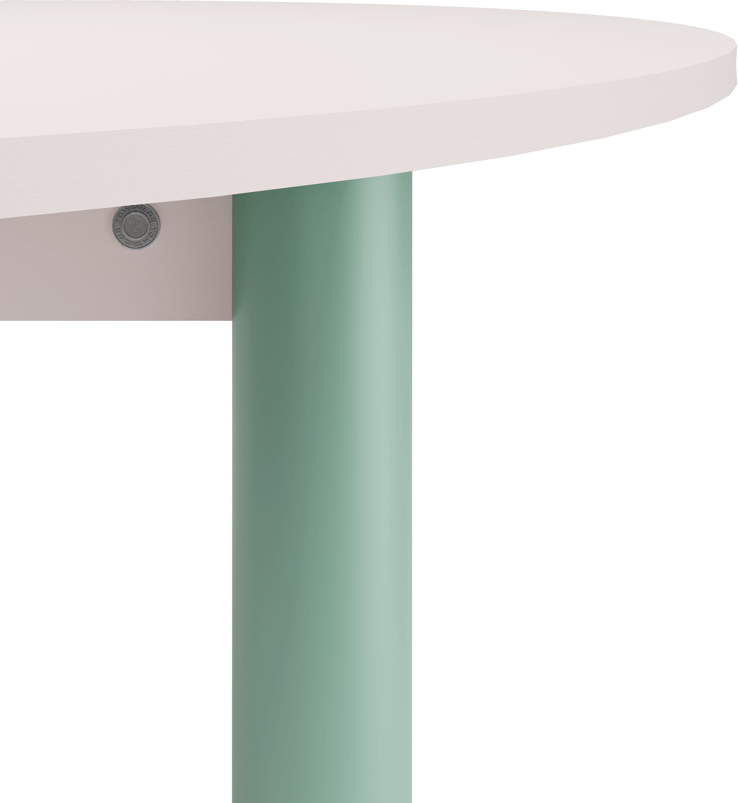 TOM TAILOR HOME Table de salle à manger »COLOR TABLE« 1 cuis tlg. Esstisch, 4-Fuss, 3 Grössen, 3 Dekorfarben, 4 Fussfarben, ABS-Kante