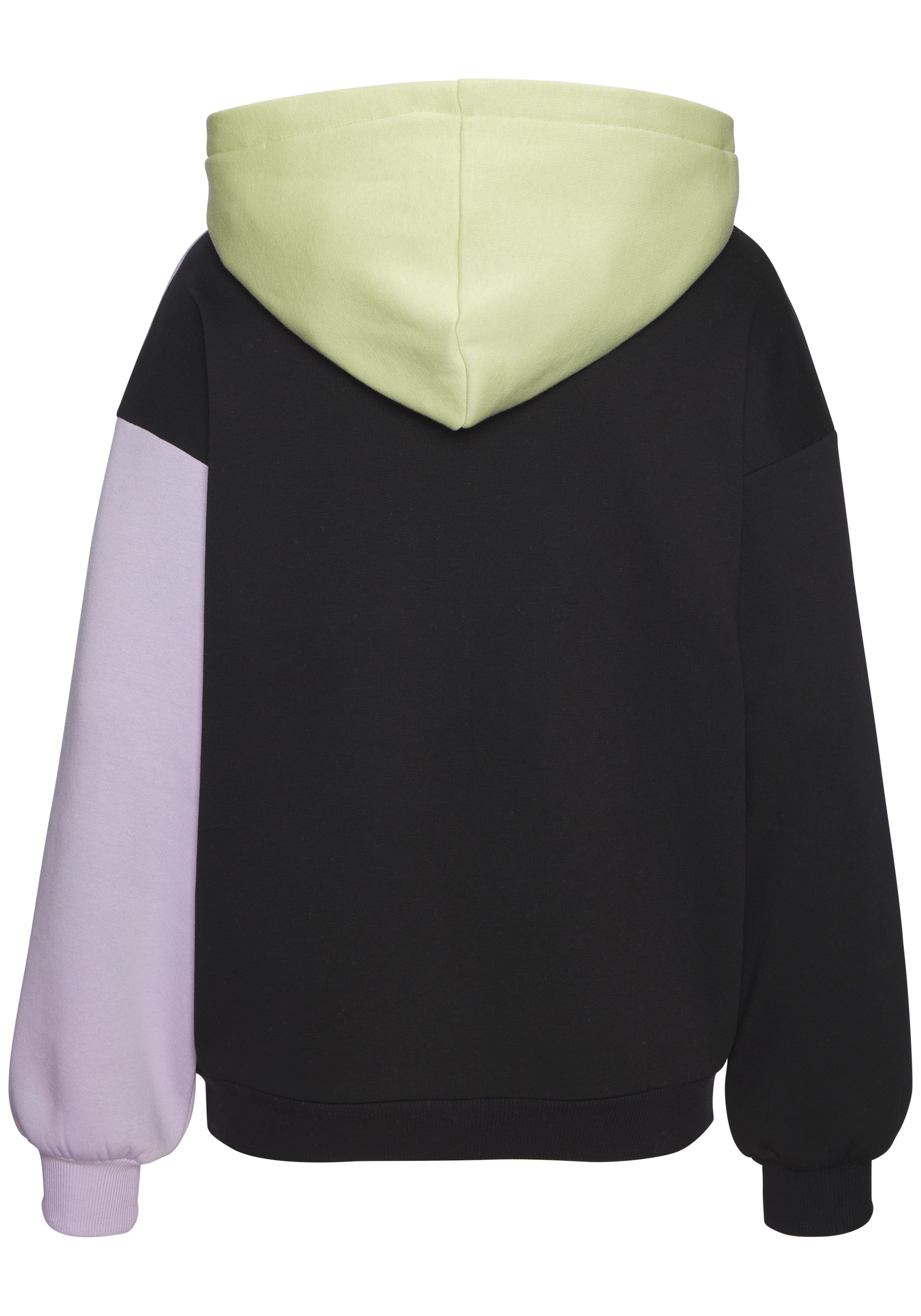 Buffalo Hoodie , mit modernem Colorblock-Muster, Loungewear
