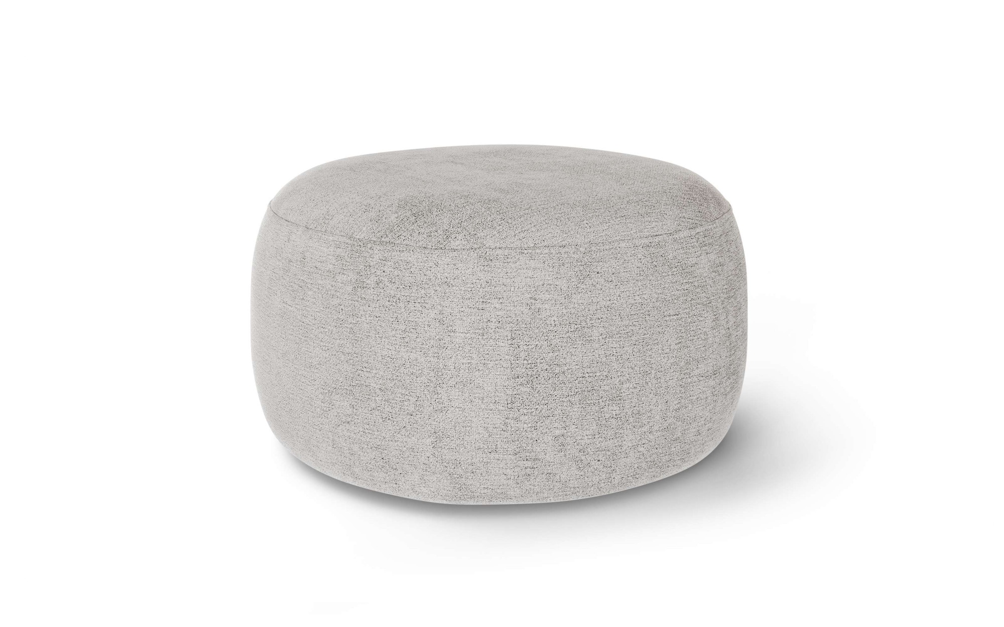homsy by Ana Johnson Tabouret rembourré »PEBBLA Rundhocker, modernes Design, Bezug- Boucle oder Struktur« Diamètre 70 cm, assorti au canapé de la série