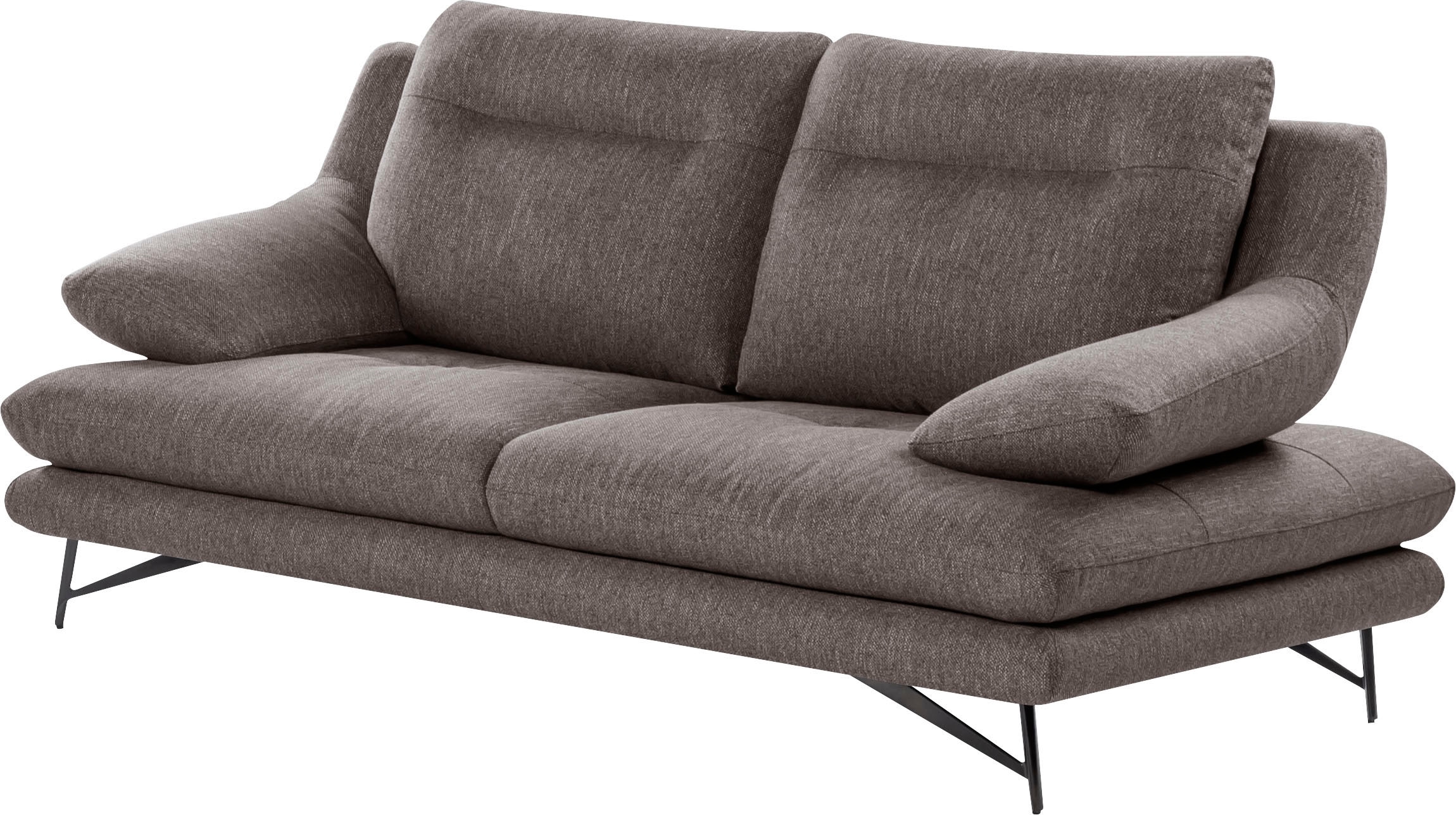 CALIA ITALIA 2-Sitzer »Cezanne, italienisches Designsofa mit erstklassigem Sitzkomfort«, wahlweise mit Sitztiefenverstellung