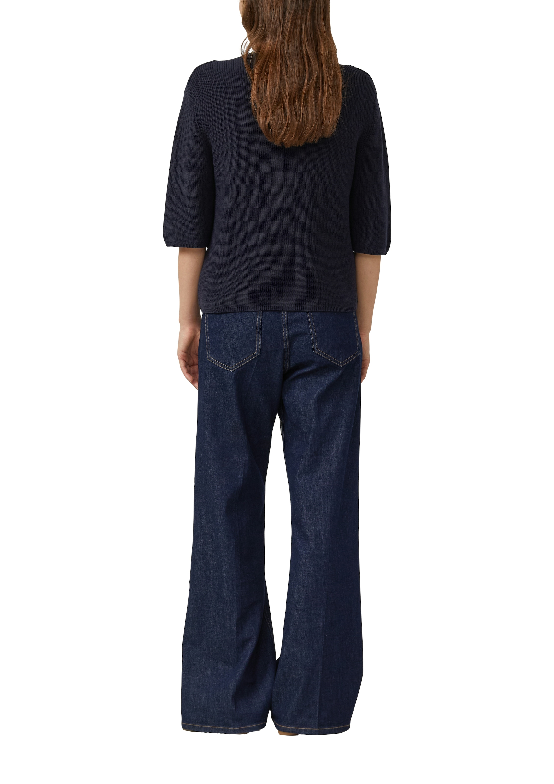 s.Oliver Veste en tricot halbarm, mit Knopfleiste