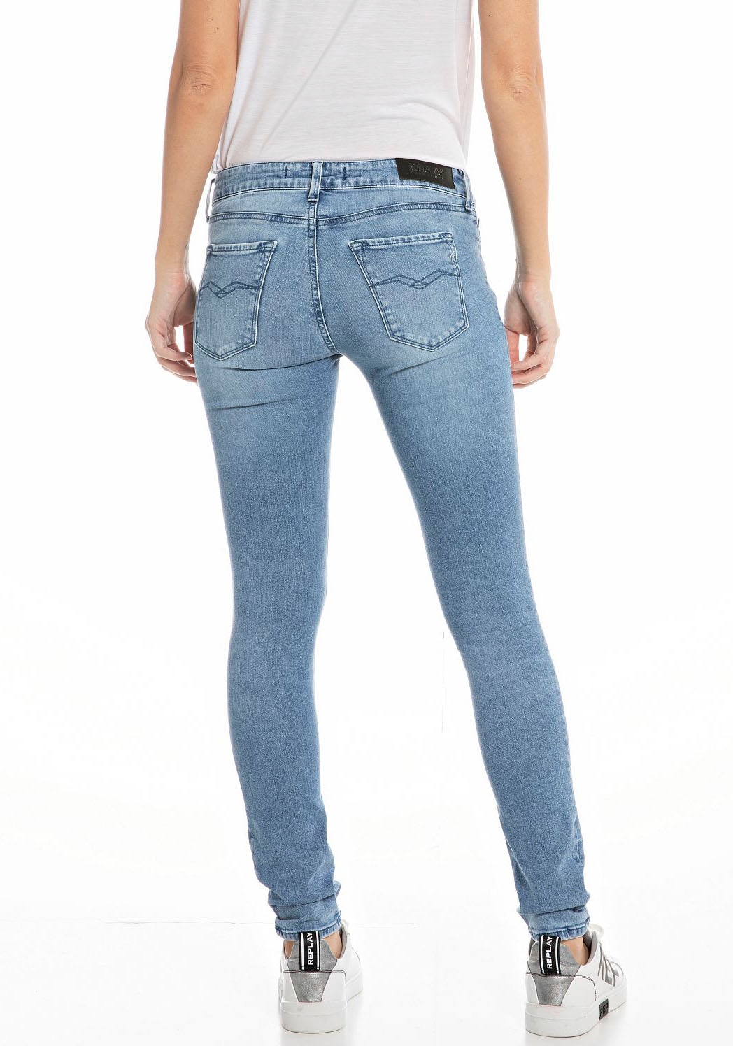 Replay 5-Pocket-Jeans »NEW LUZ Skinny Fit«, in Ankle-Länge