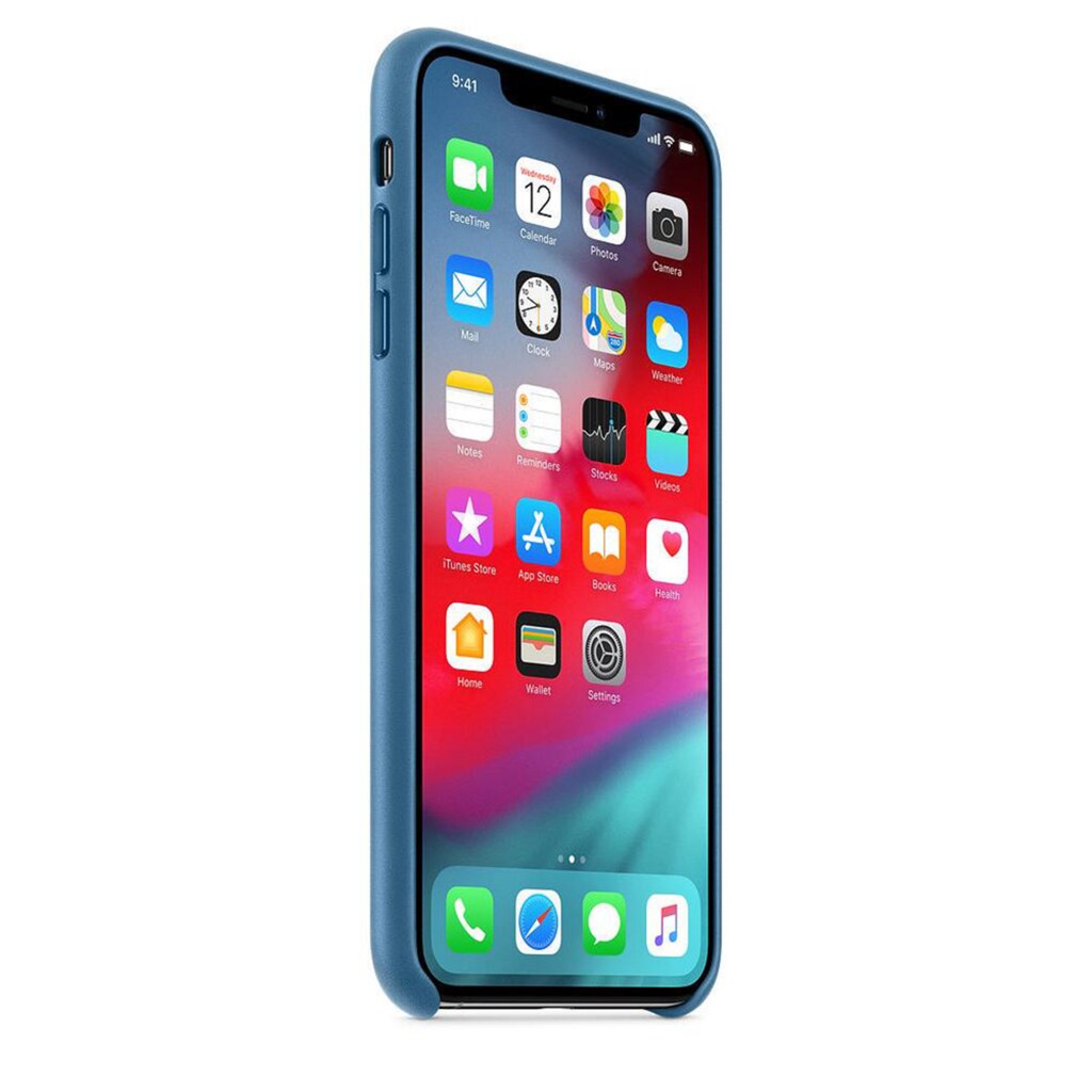 Apple Smartphone-Hülle »Apple iPhone XsM Leder Case Cape Cod Blue«