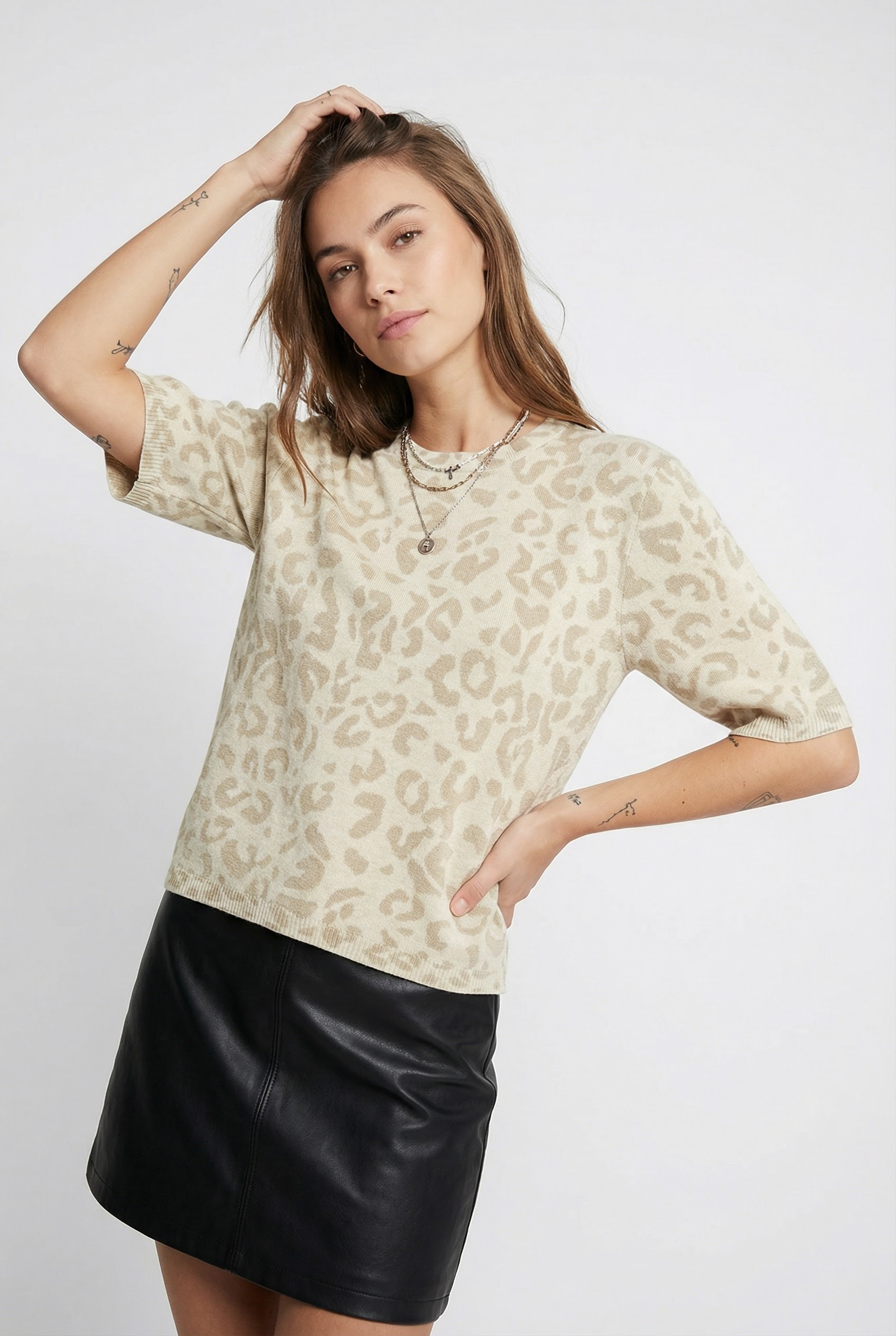 Image of Vila Strickpullover "VIMAYAS O-NECK 2/4 KNIT NOOS"