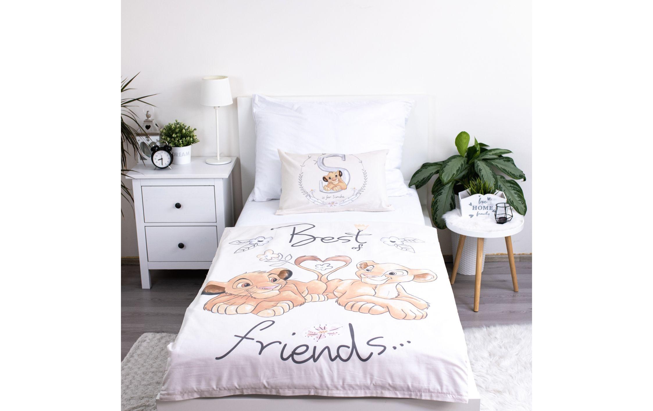 Kinderbettwäsche »Jerry Fabrics Lion King 100 x 135 cm + 40 x 60 cm«