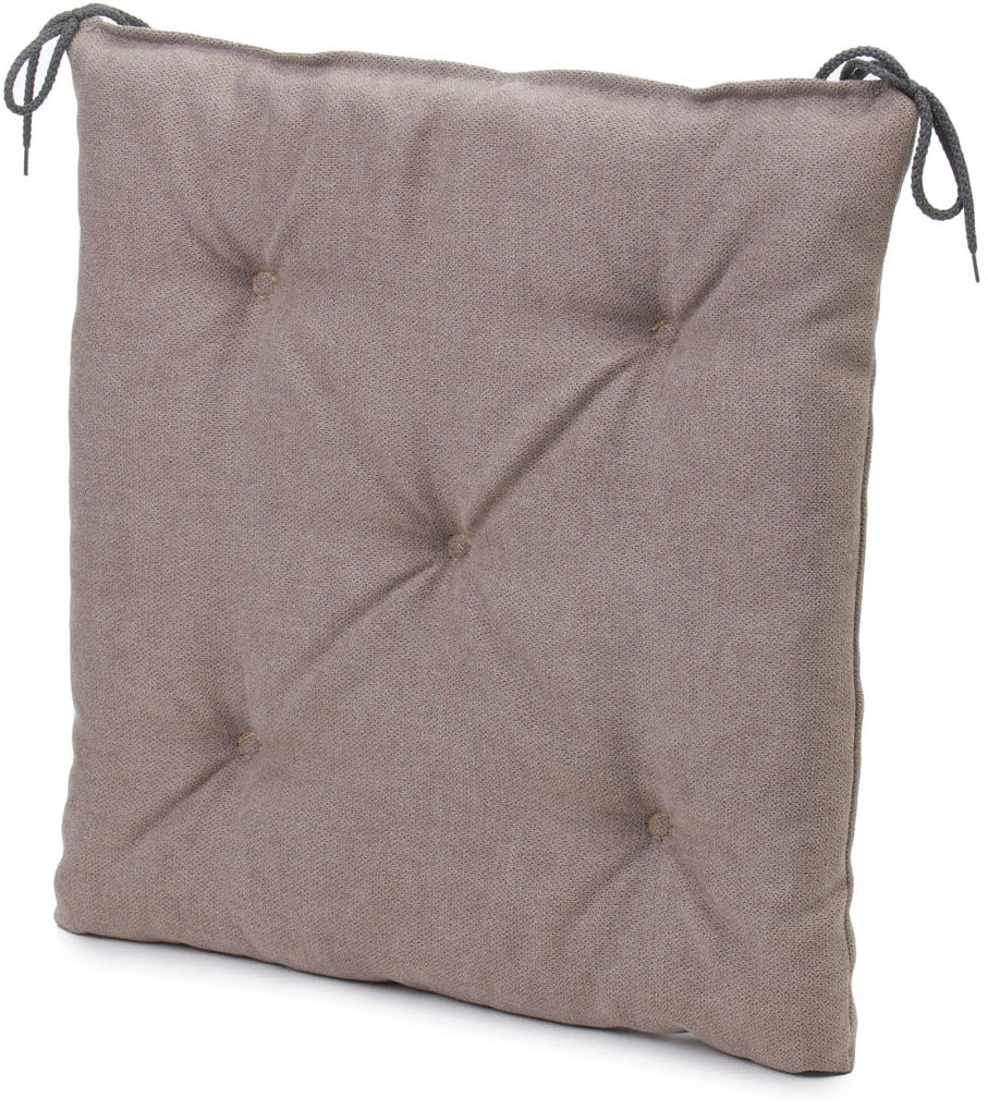 Gözze Housse de siège »Darco Uni« 1 Stück, Masse: 40 x 40 x 4 cm, mit Füllung, mit Bindebändern