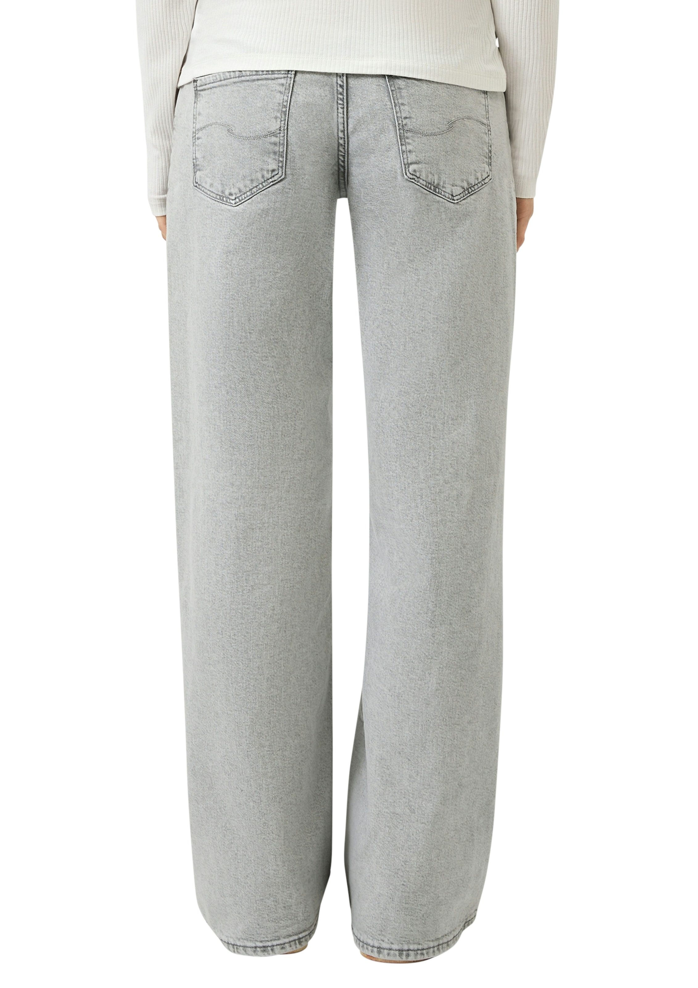 QS Stretch-Jeans »CATIE Wide Leg« 5-Pocket-Form